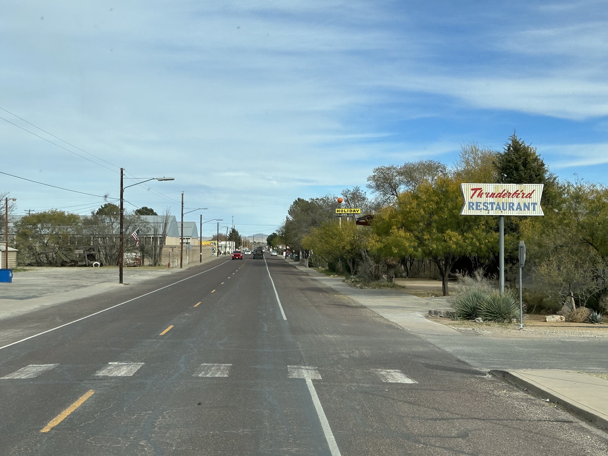 Thunderbird Restaurant sign