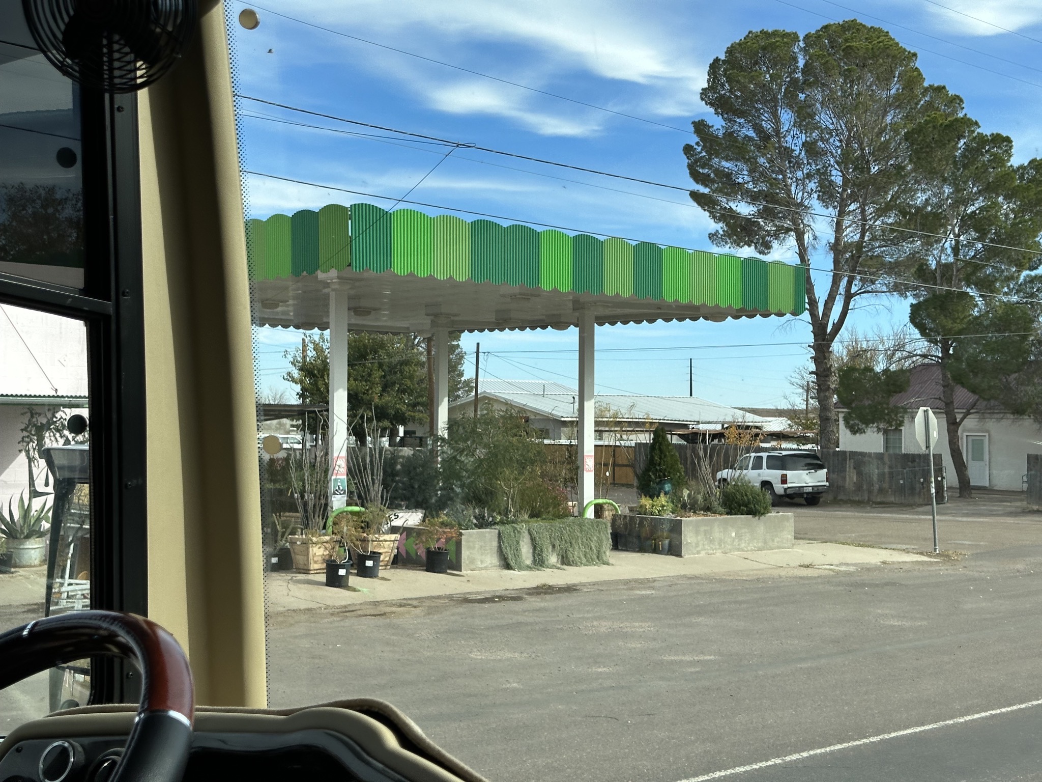Converted gas station