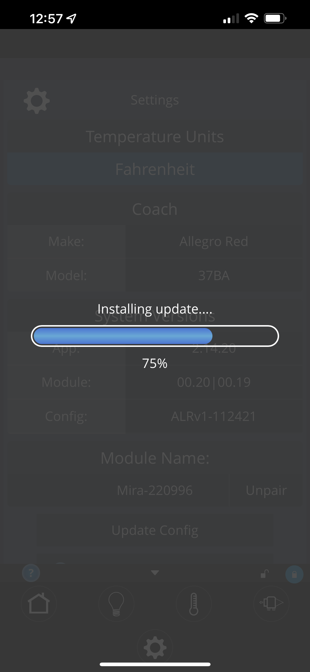 Installing update