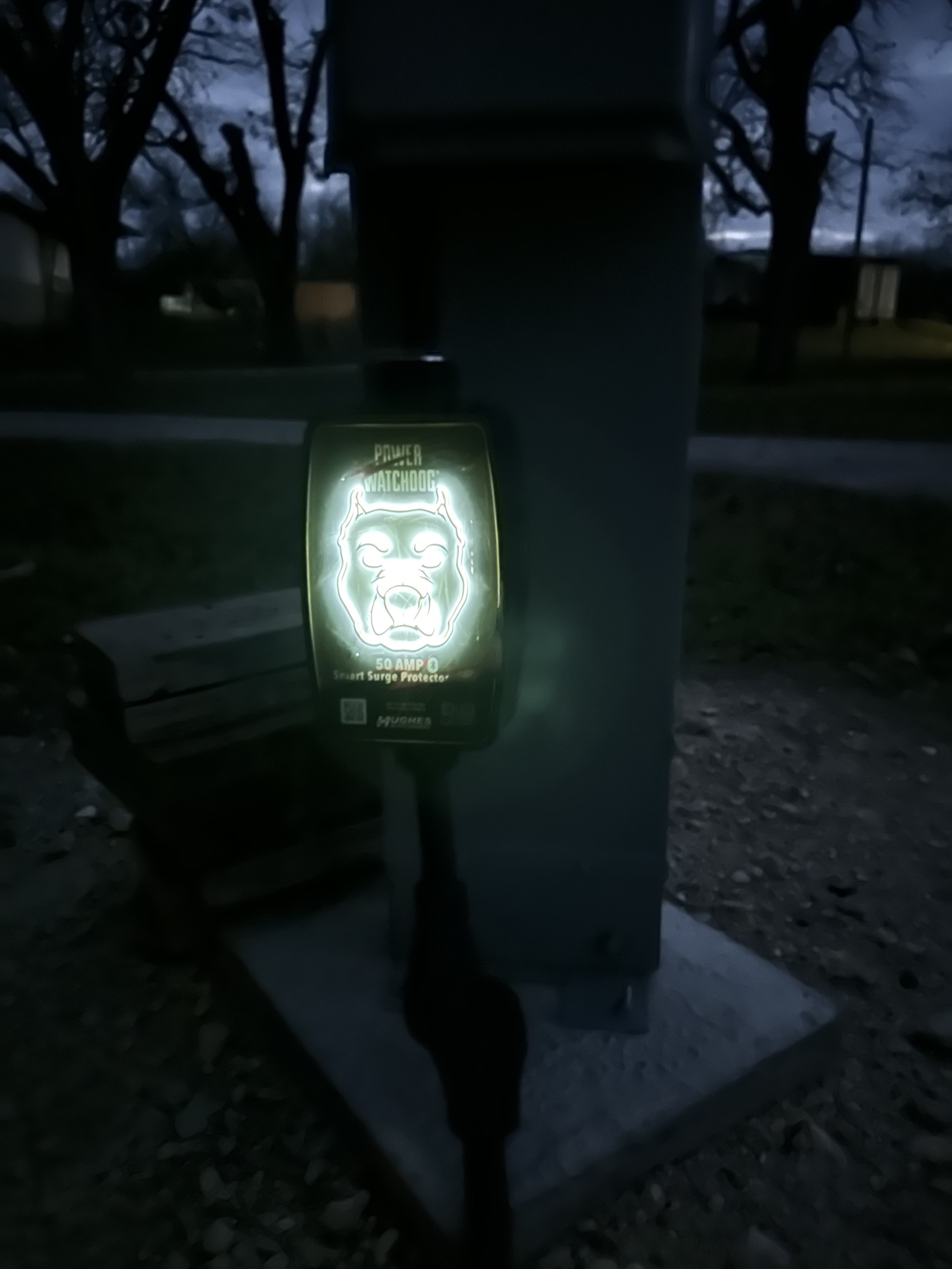 Power Watchdog at night