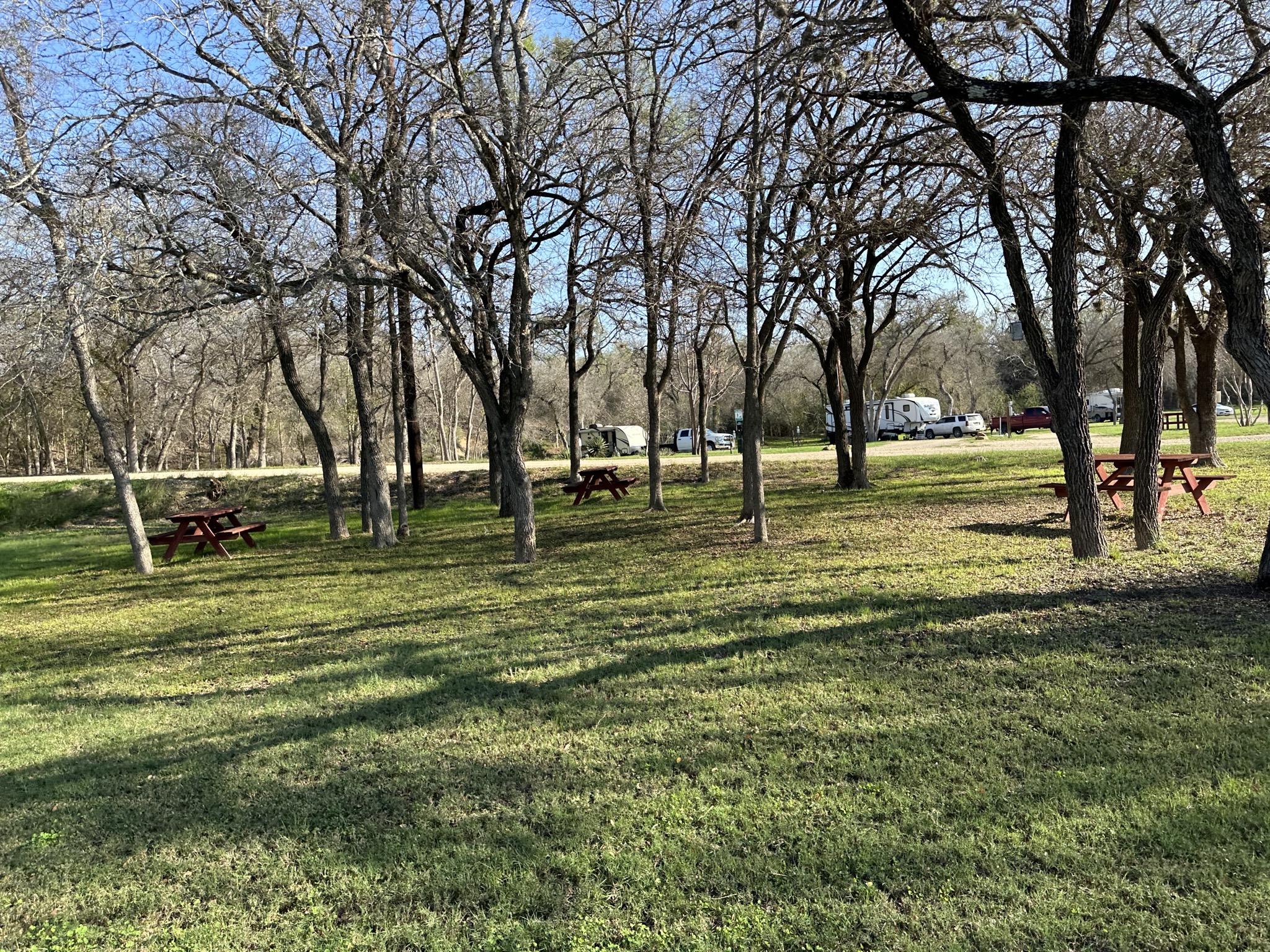 Picnic tables