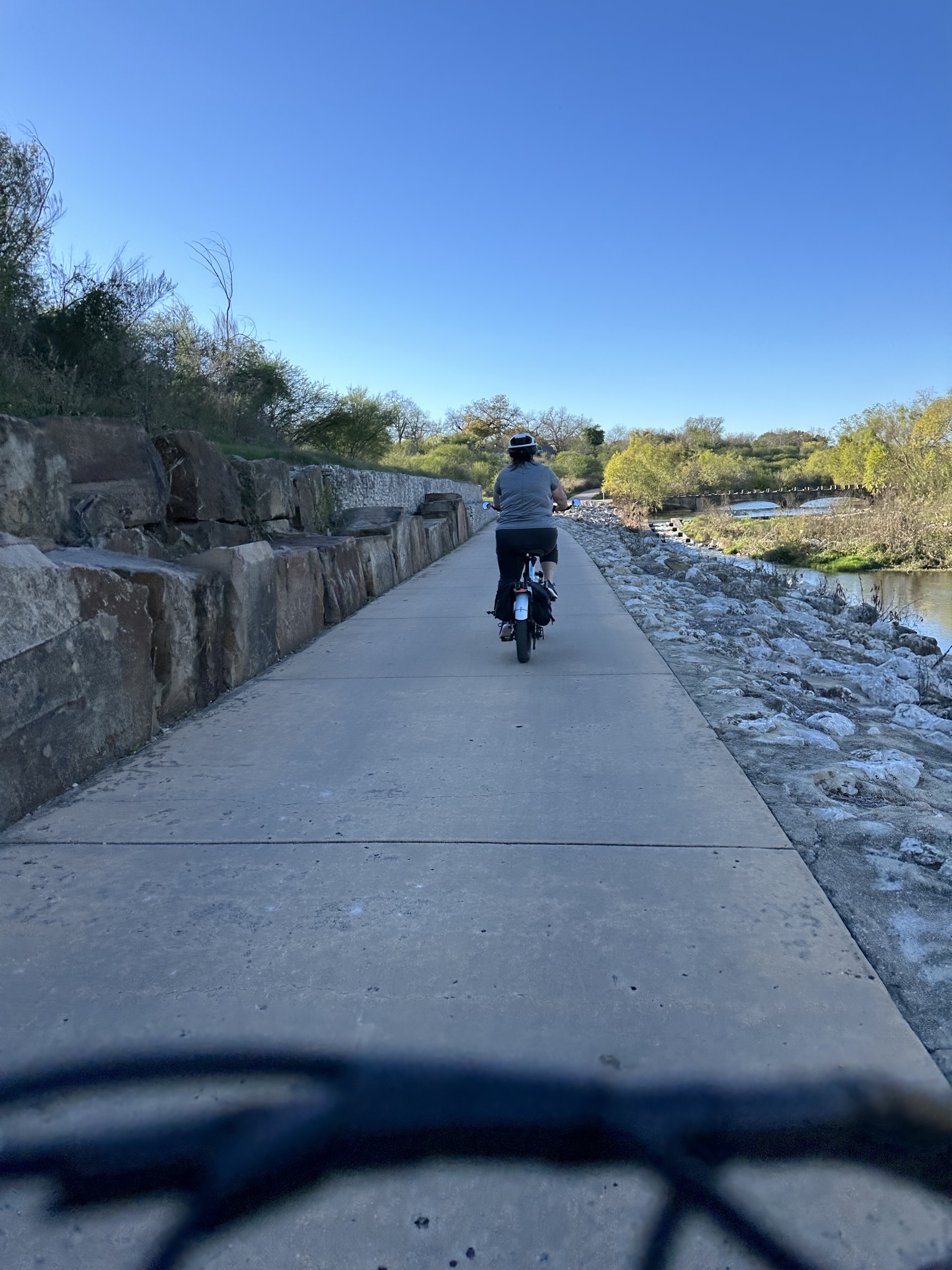 River walk path