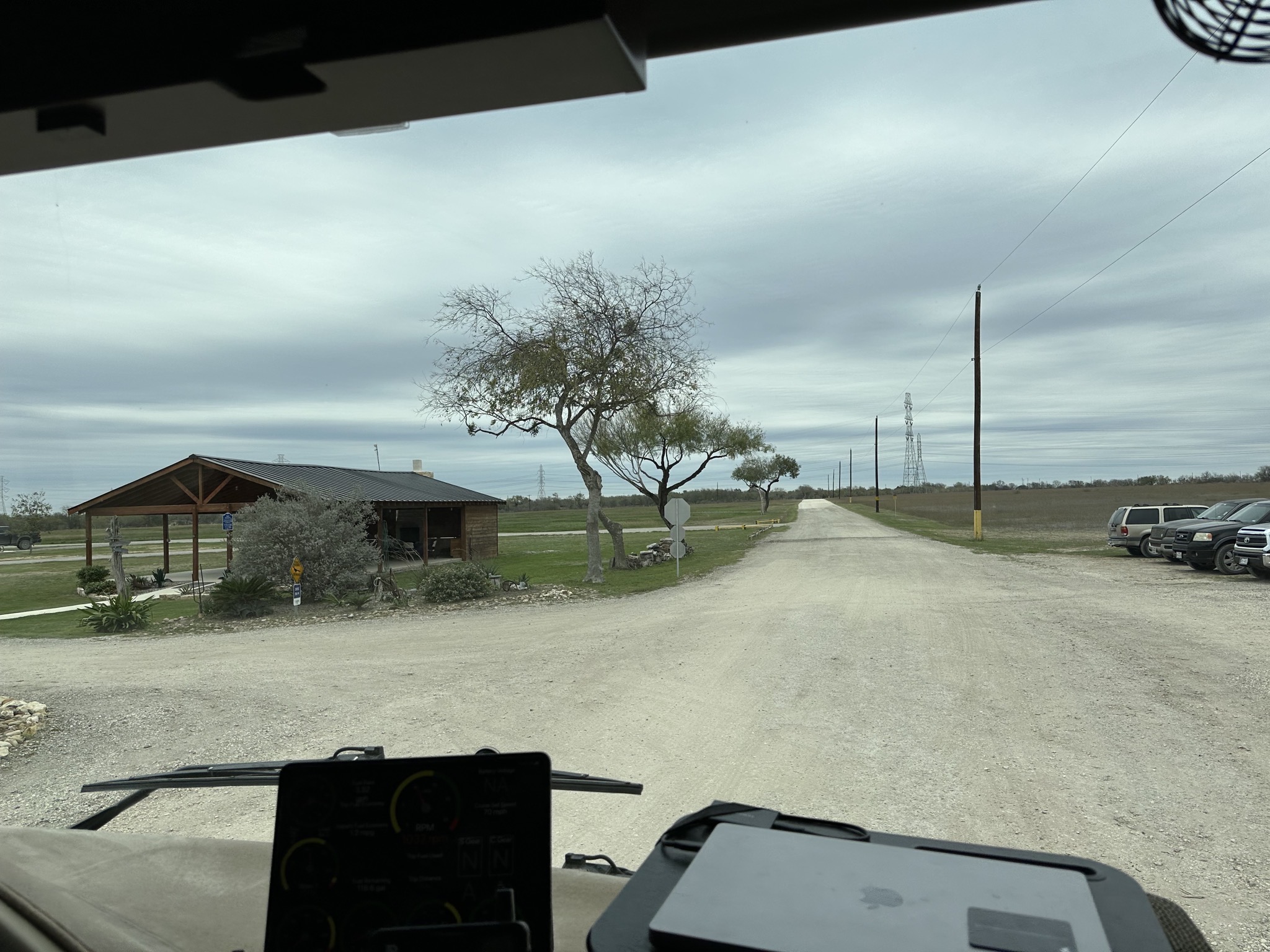 Leaving campground