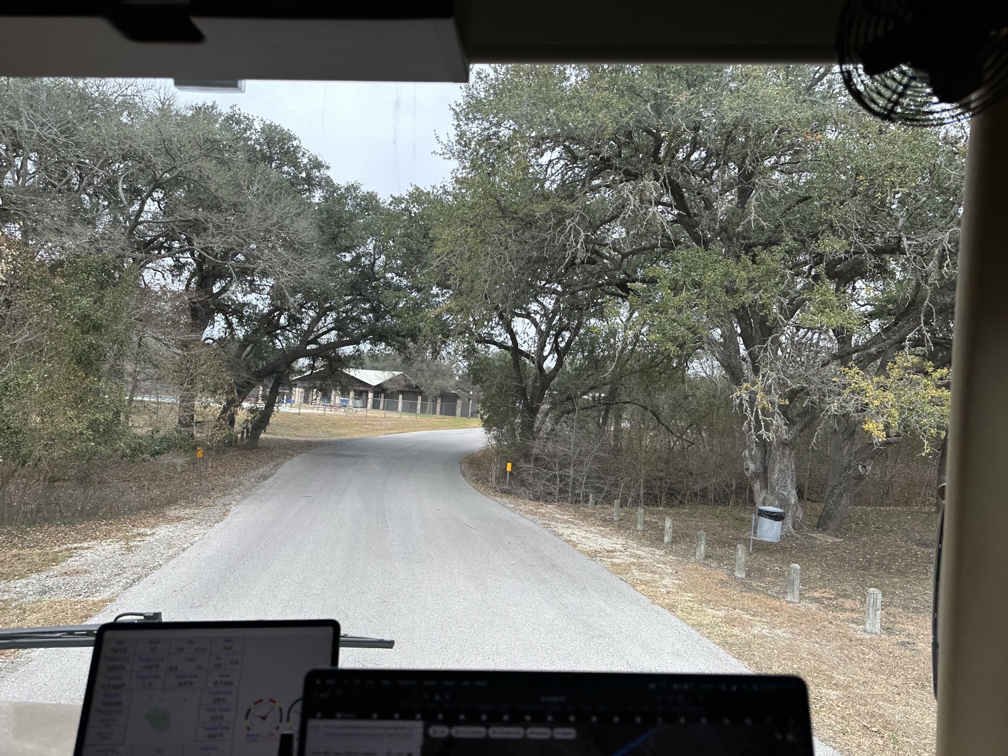 Leaving state park