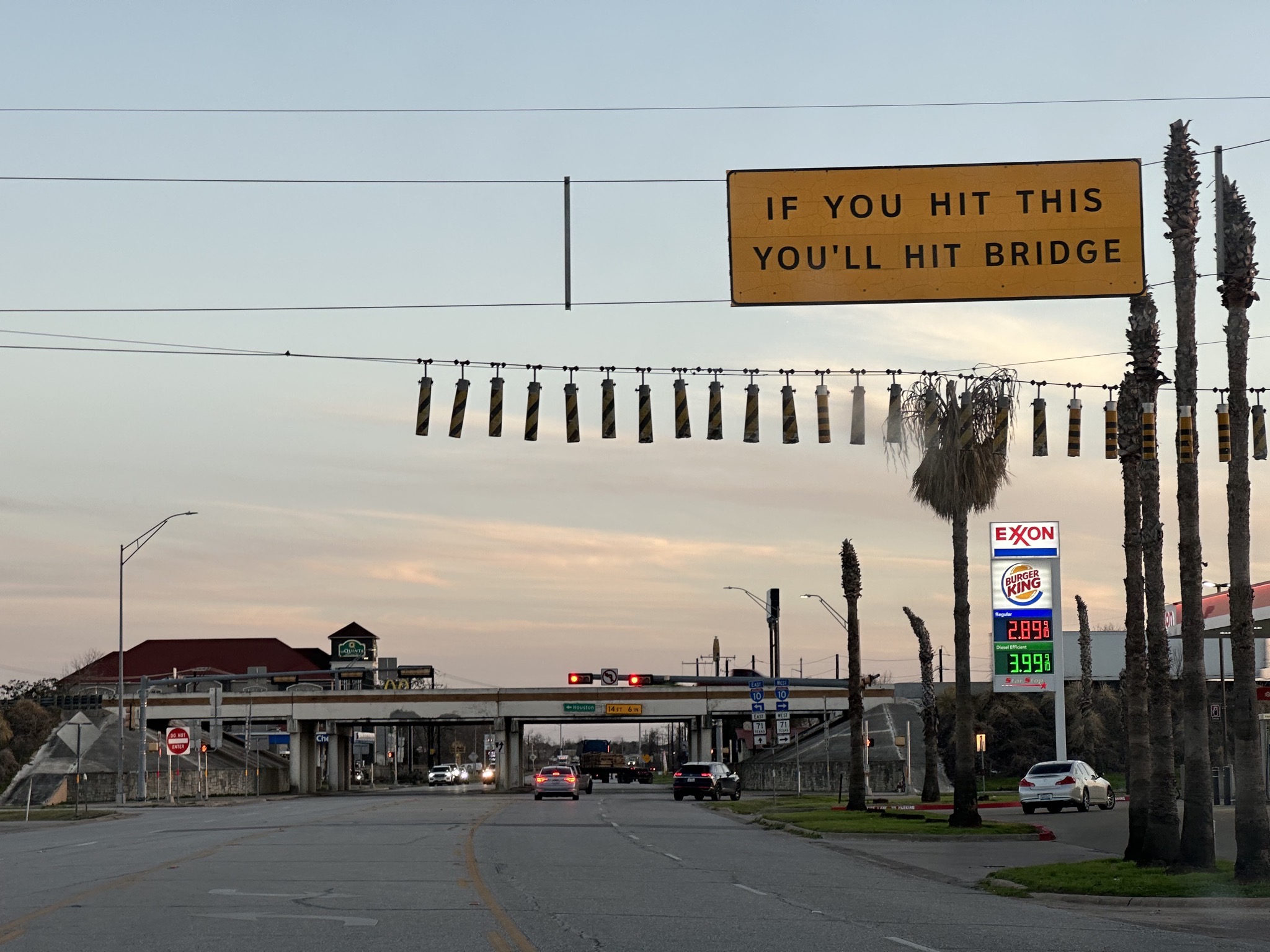If you hit this you'll hit bridge