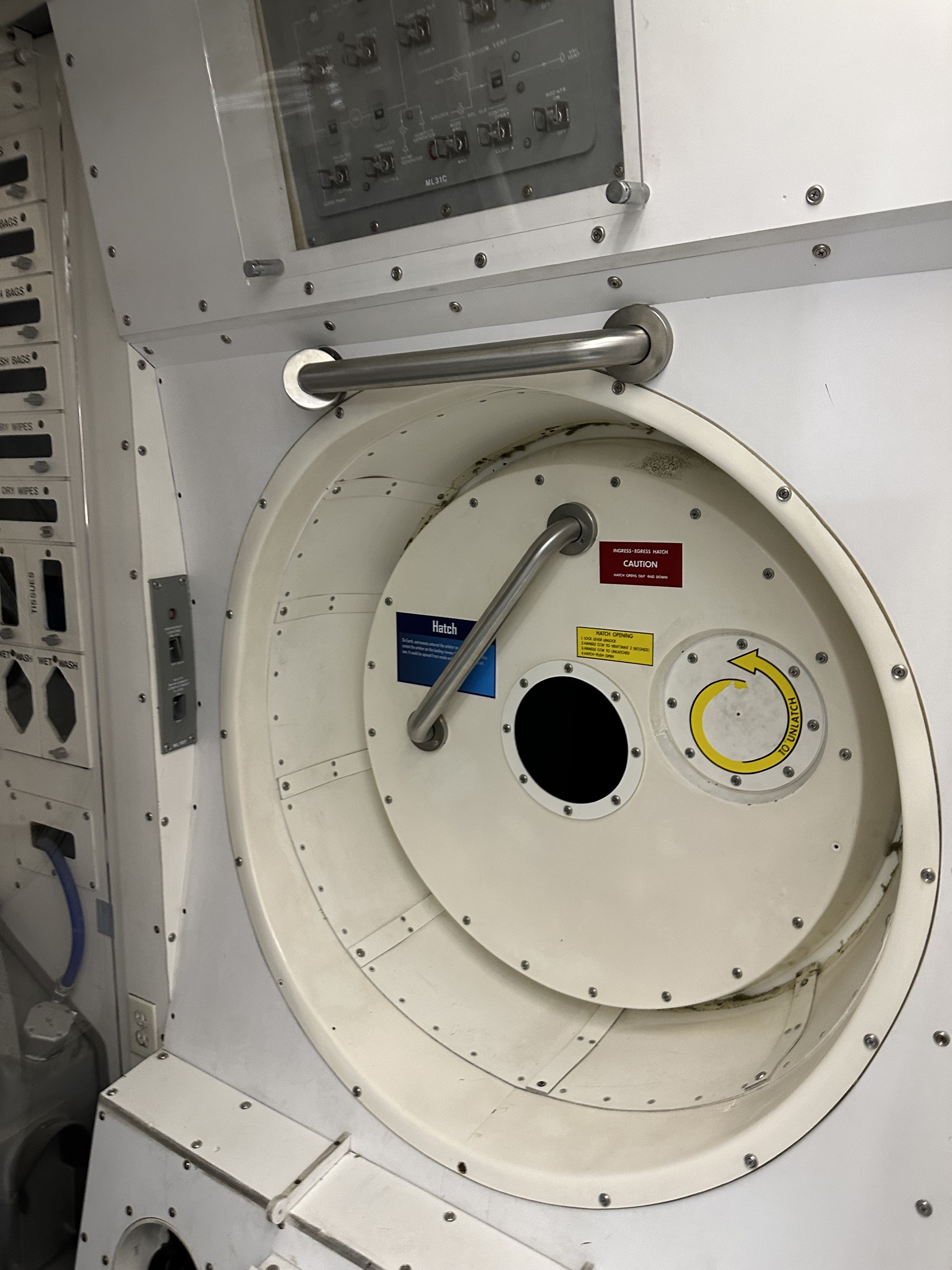 Inside shuttle