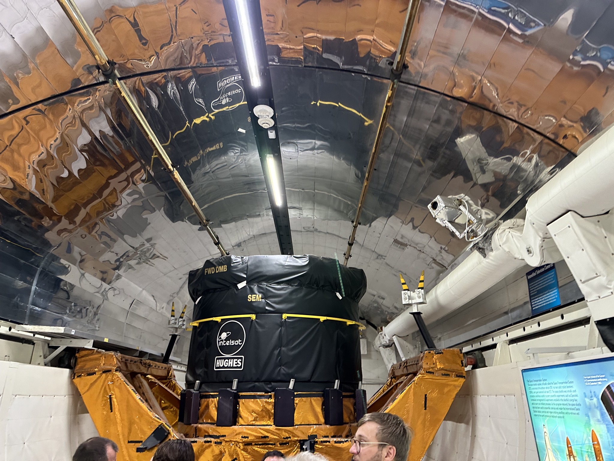 Inside shuttle