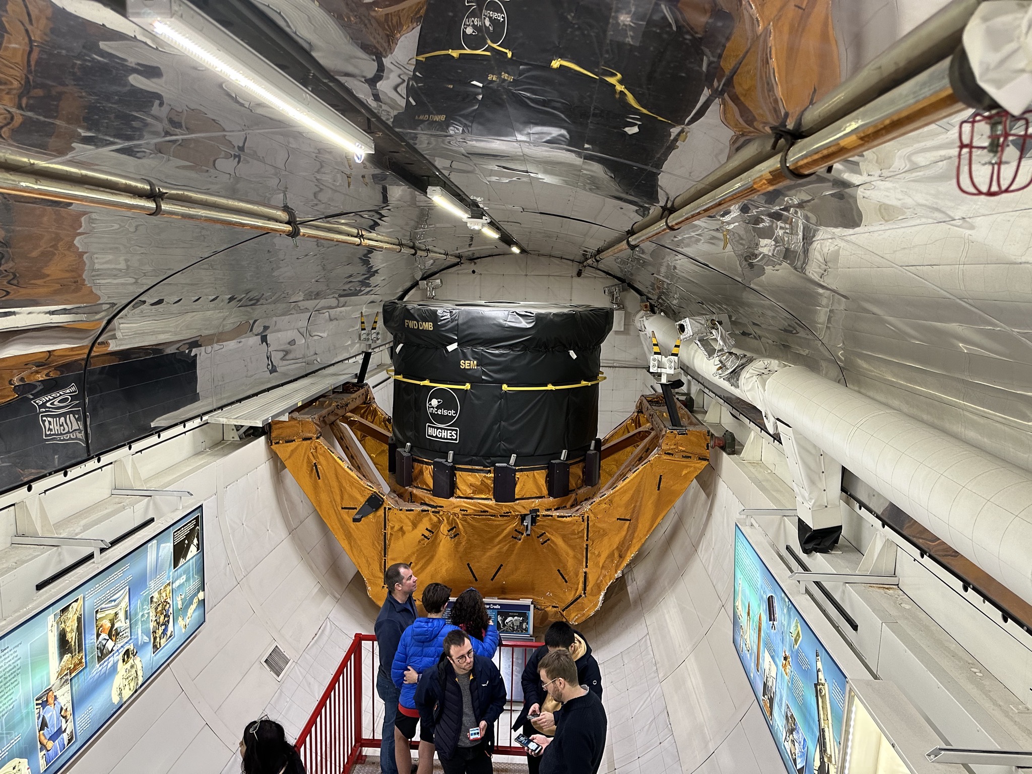Inside shuttle