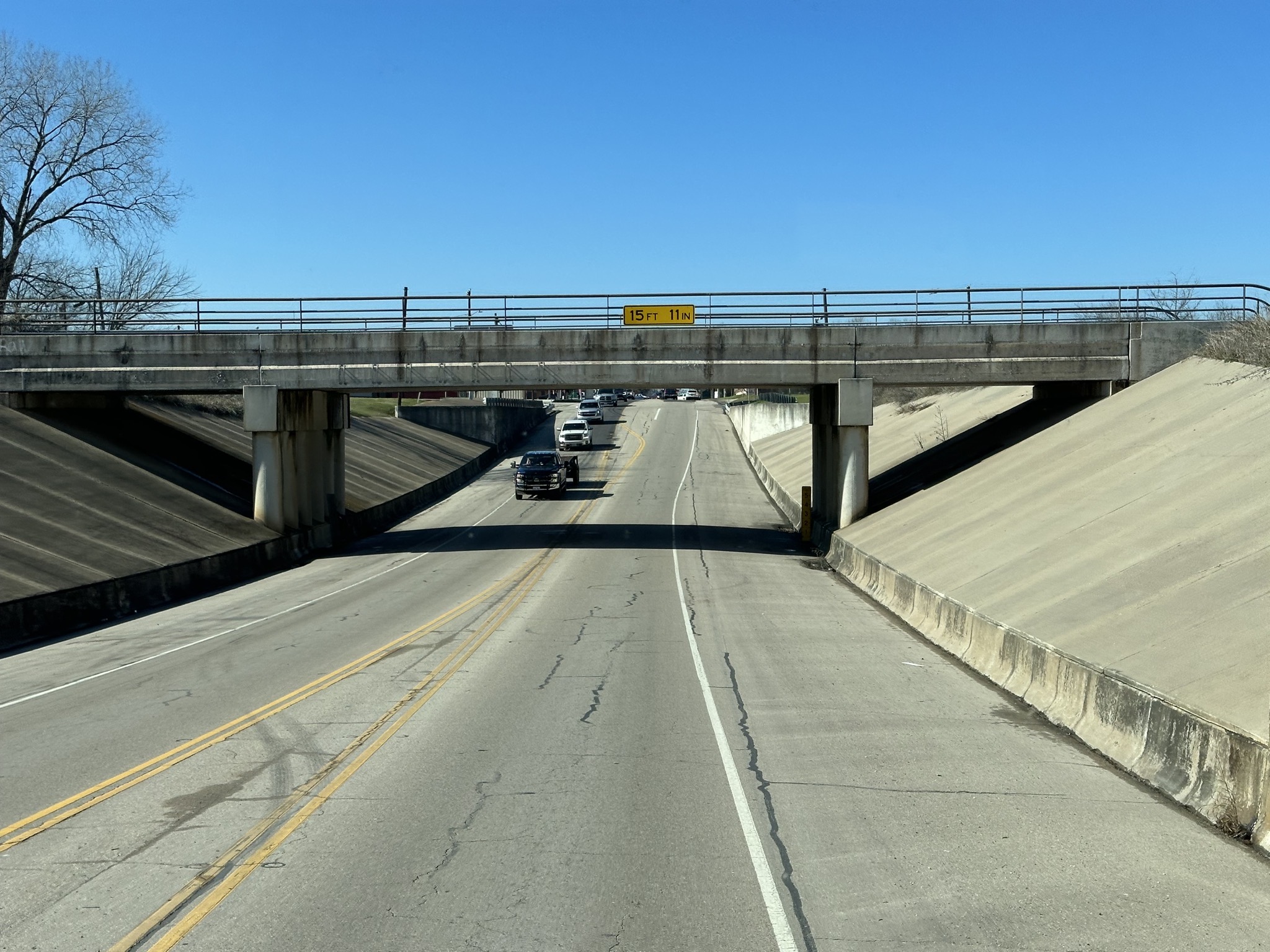 Bridge in a dip