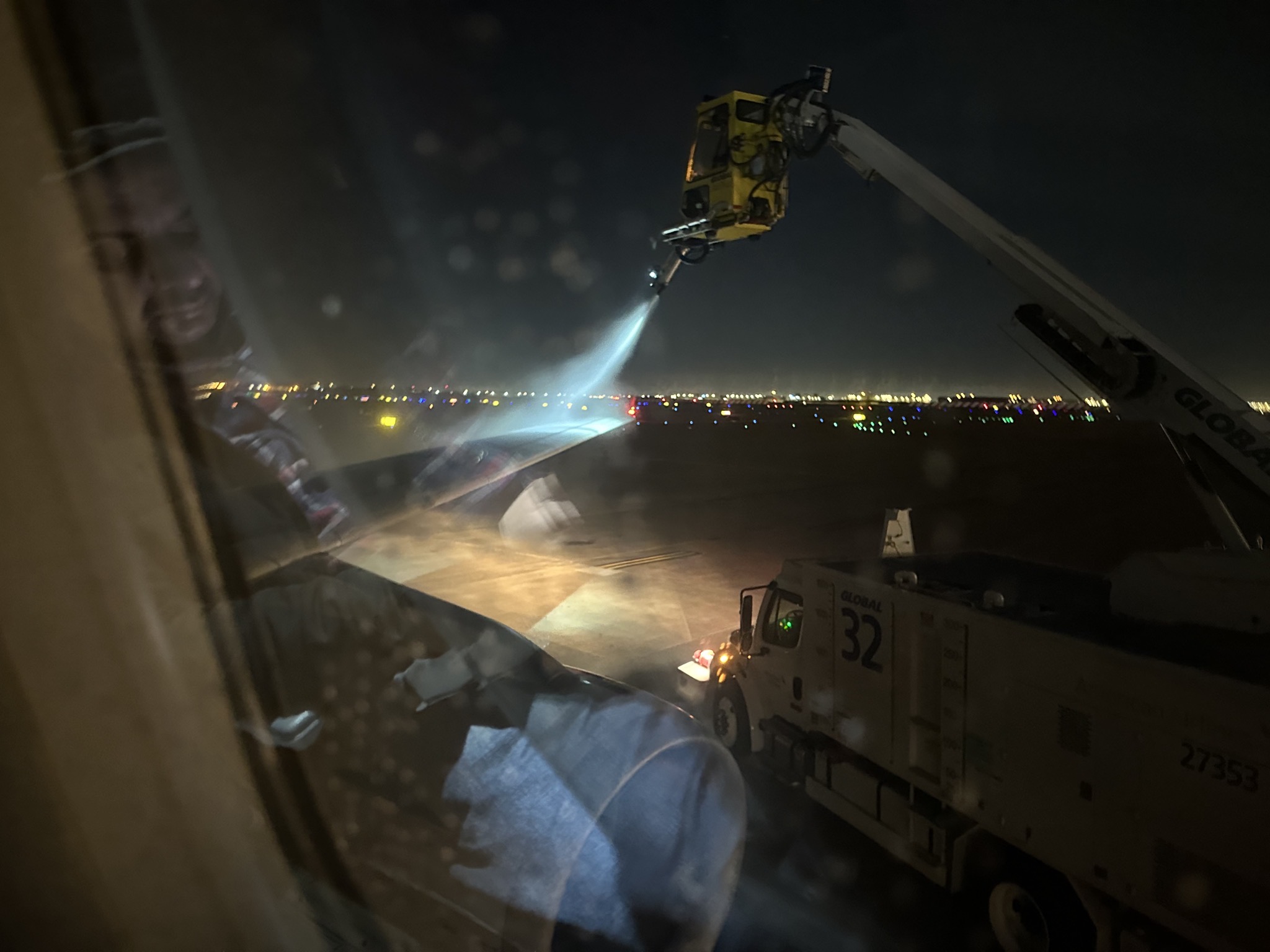 De-icing the plane