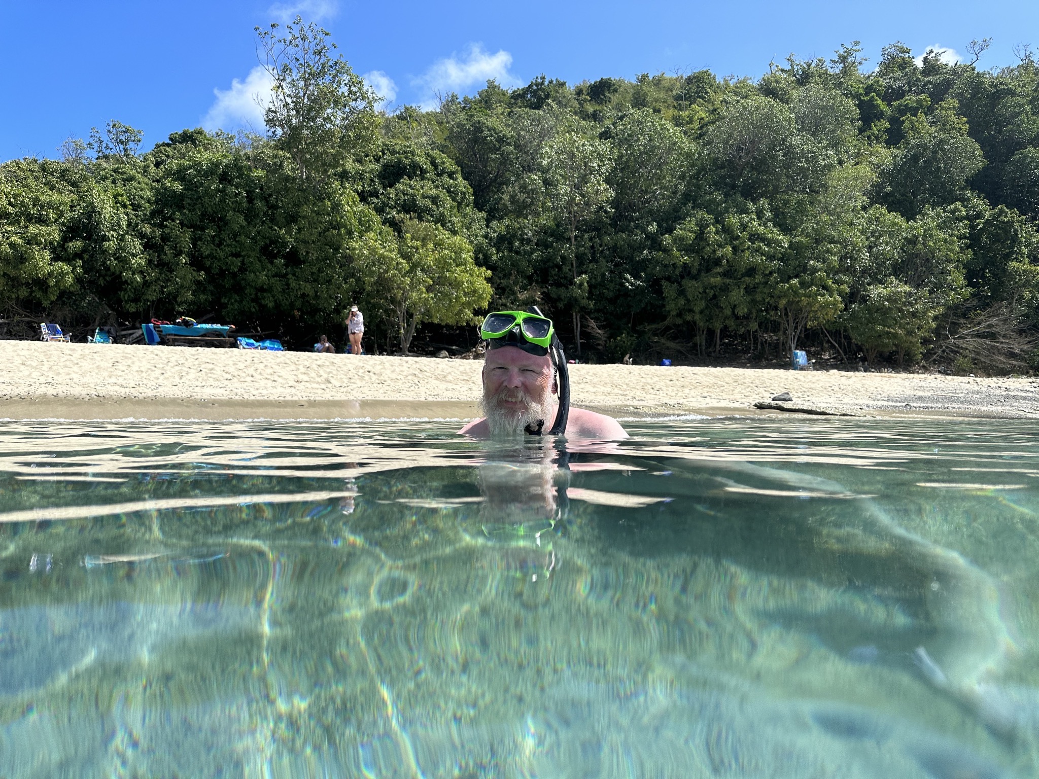 David looking like a merman