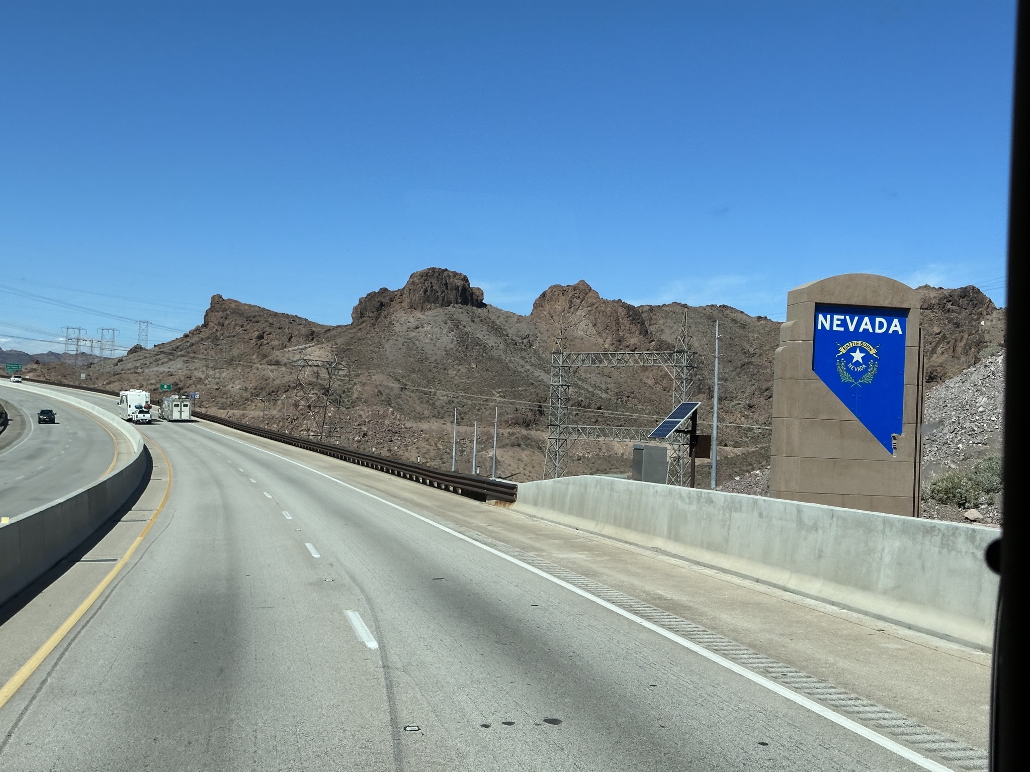 Entering Nevada