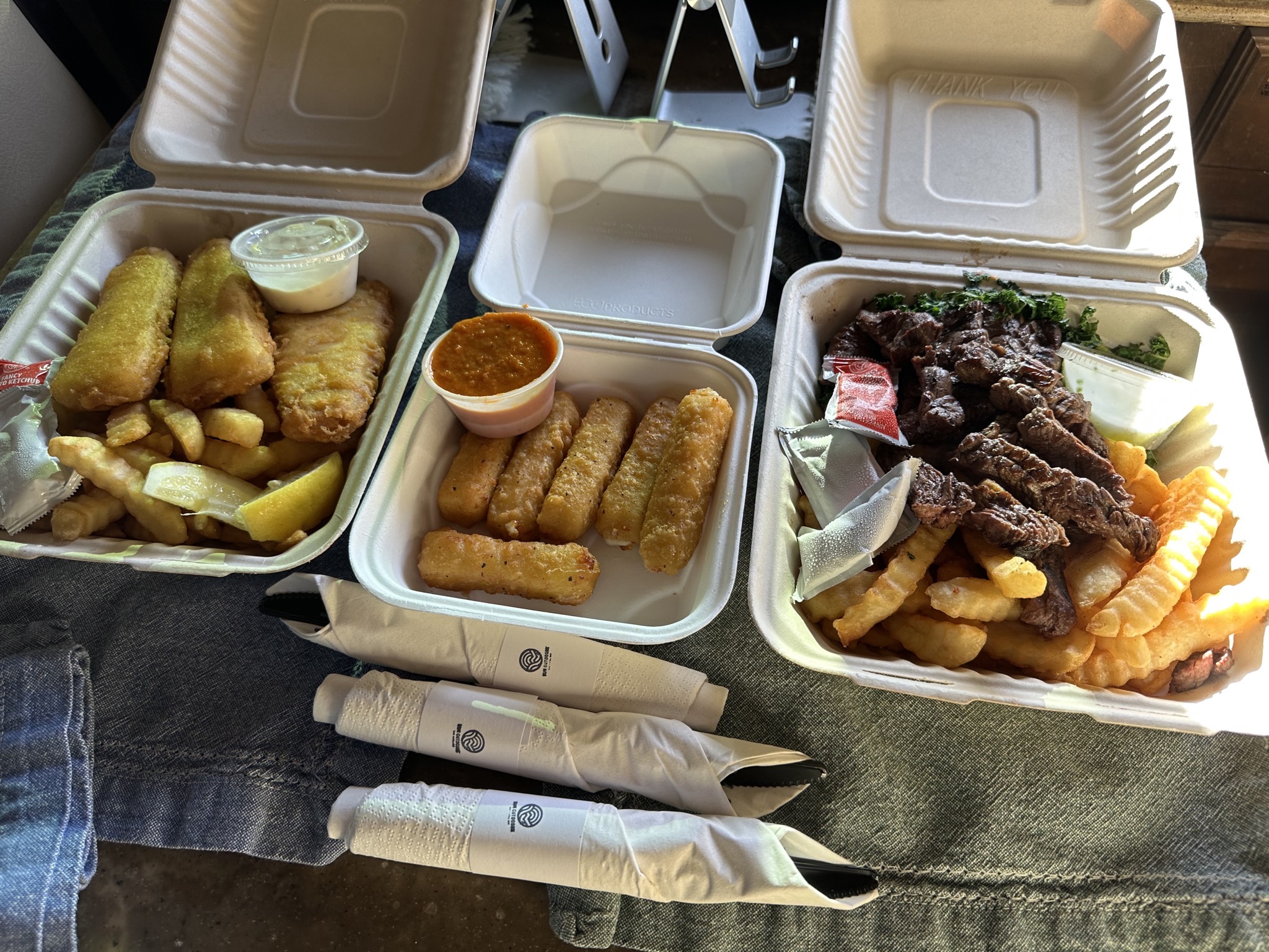 Food delivery to site