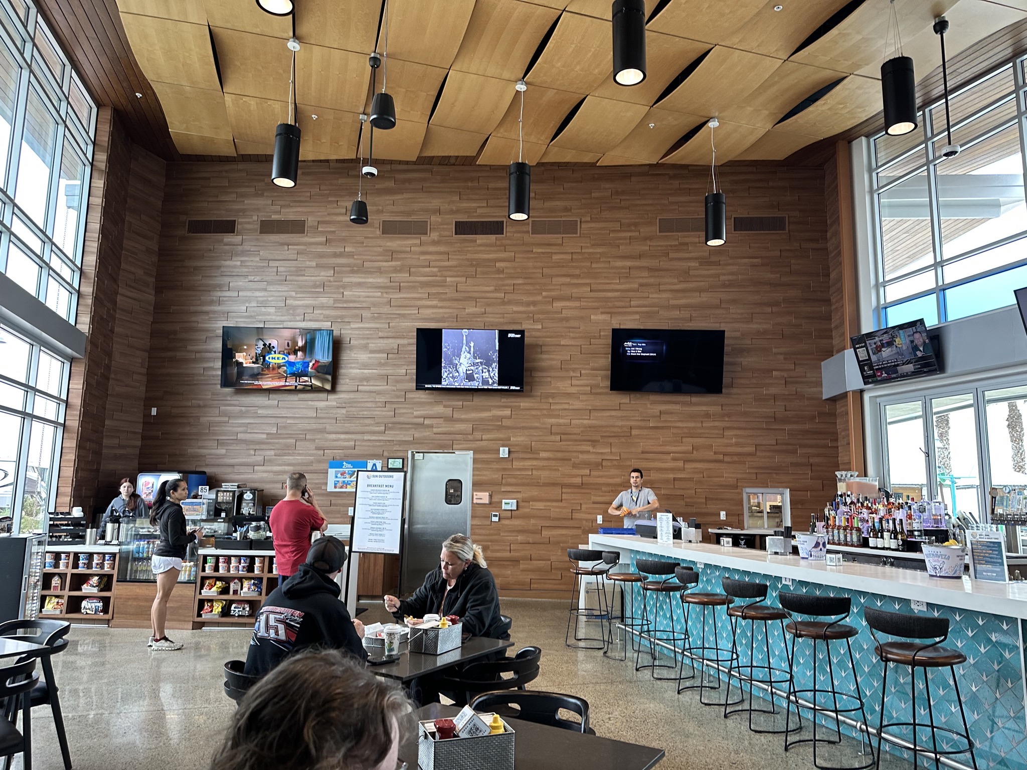 Cafe and bar