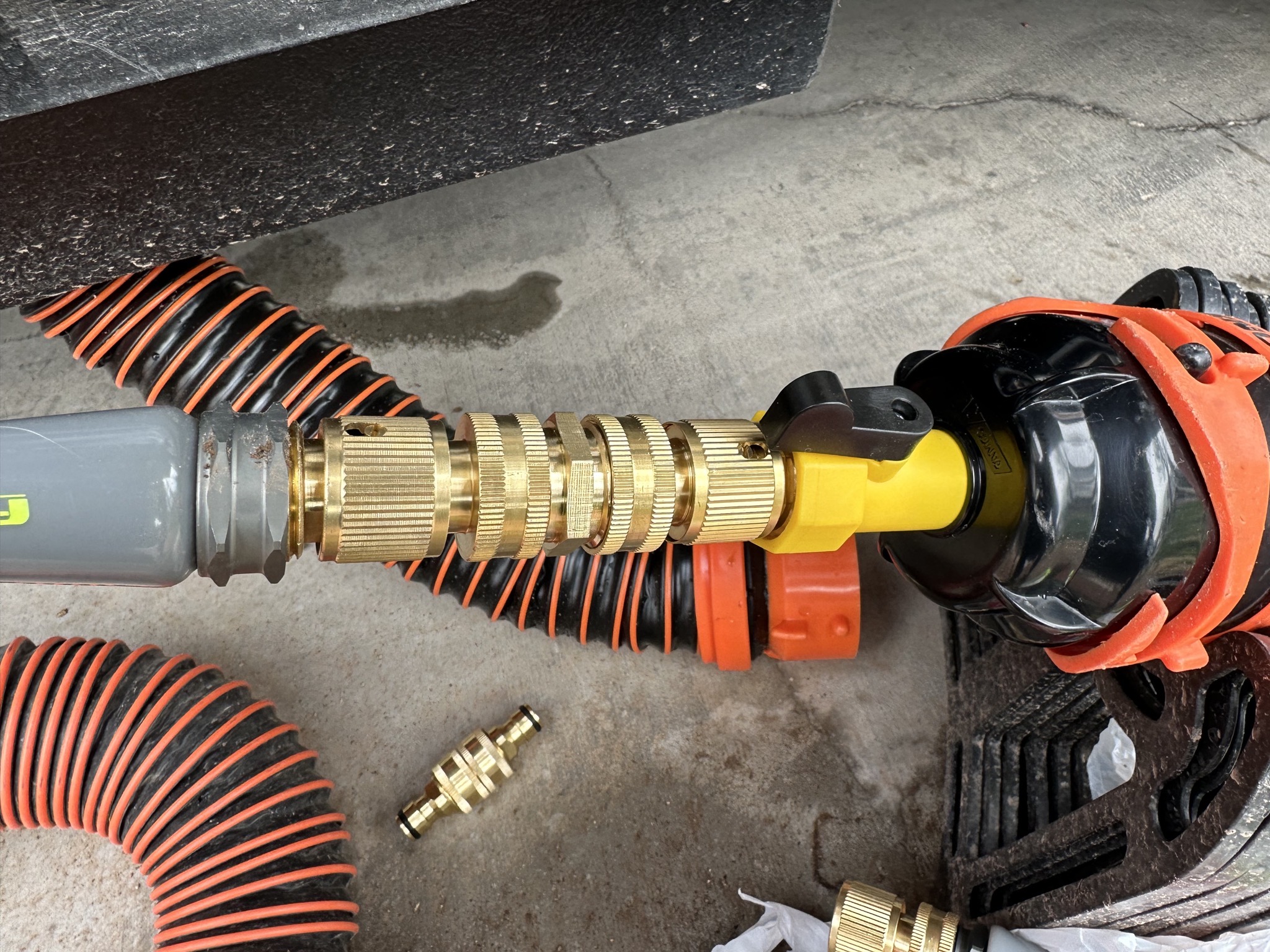 Backflush adapters