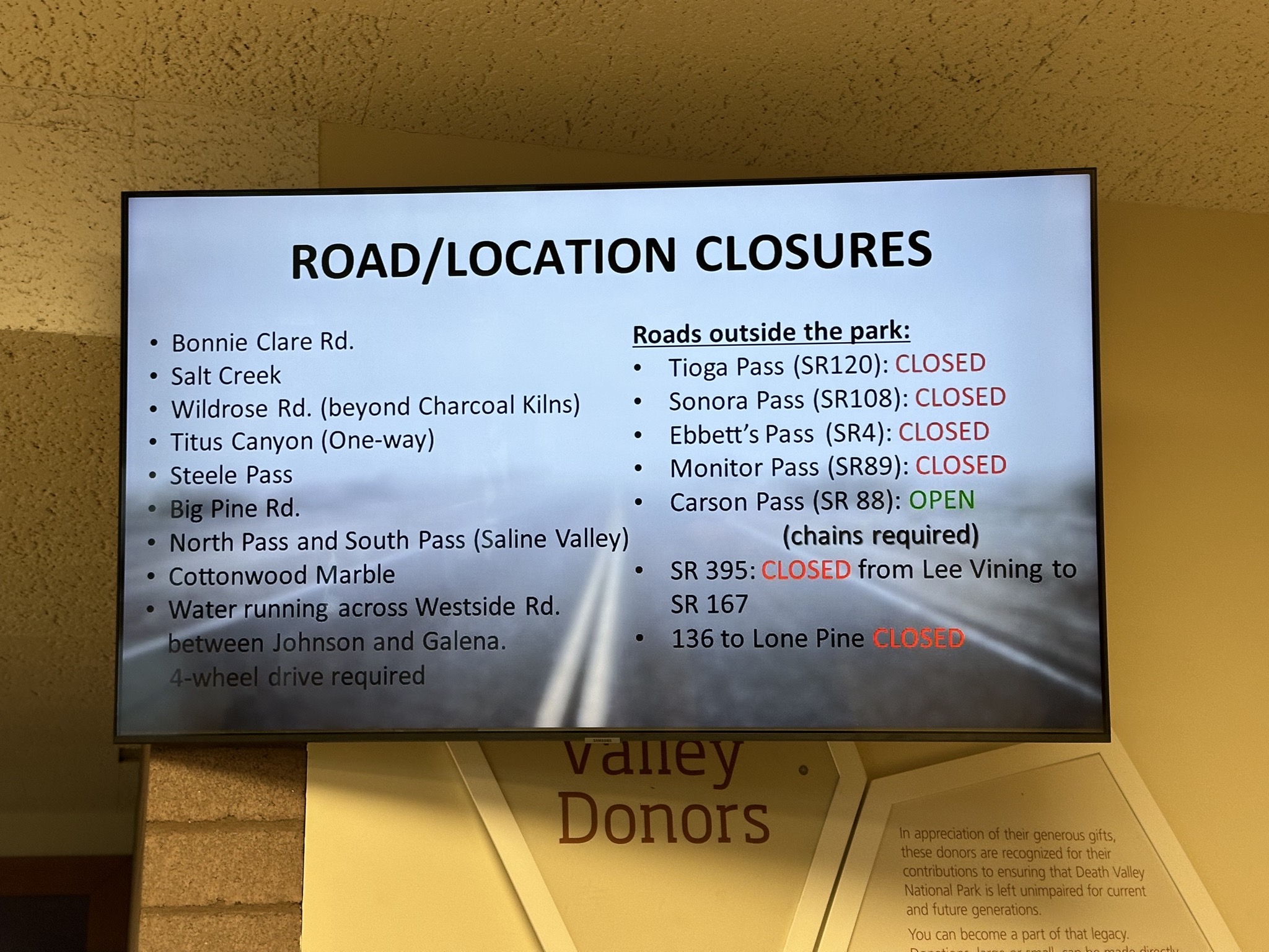 Death Valley Visitor Center