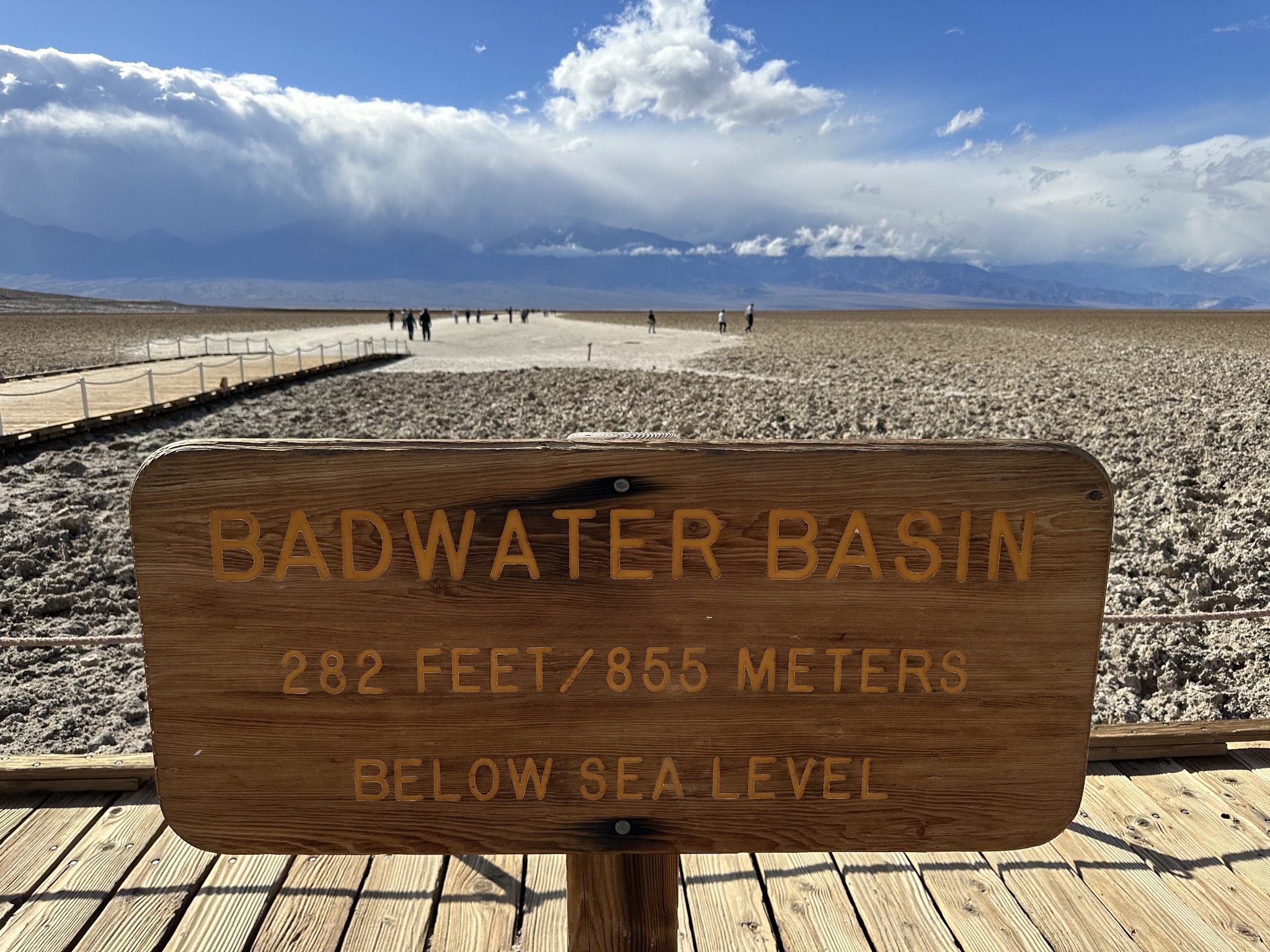 282 feet below sea level