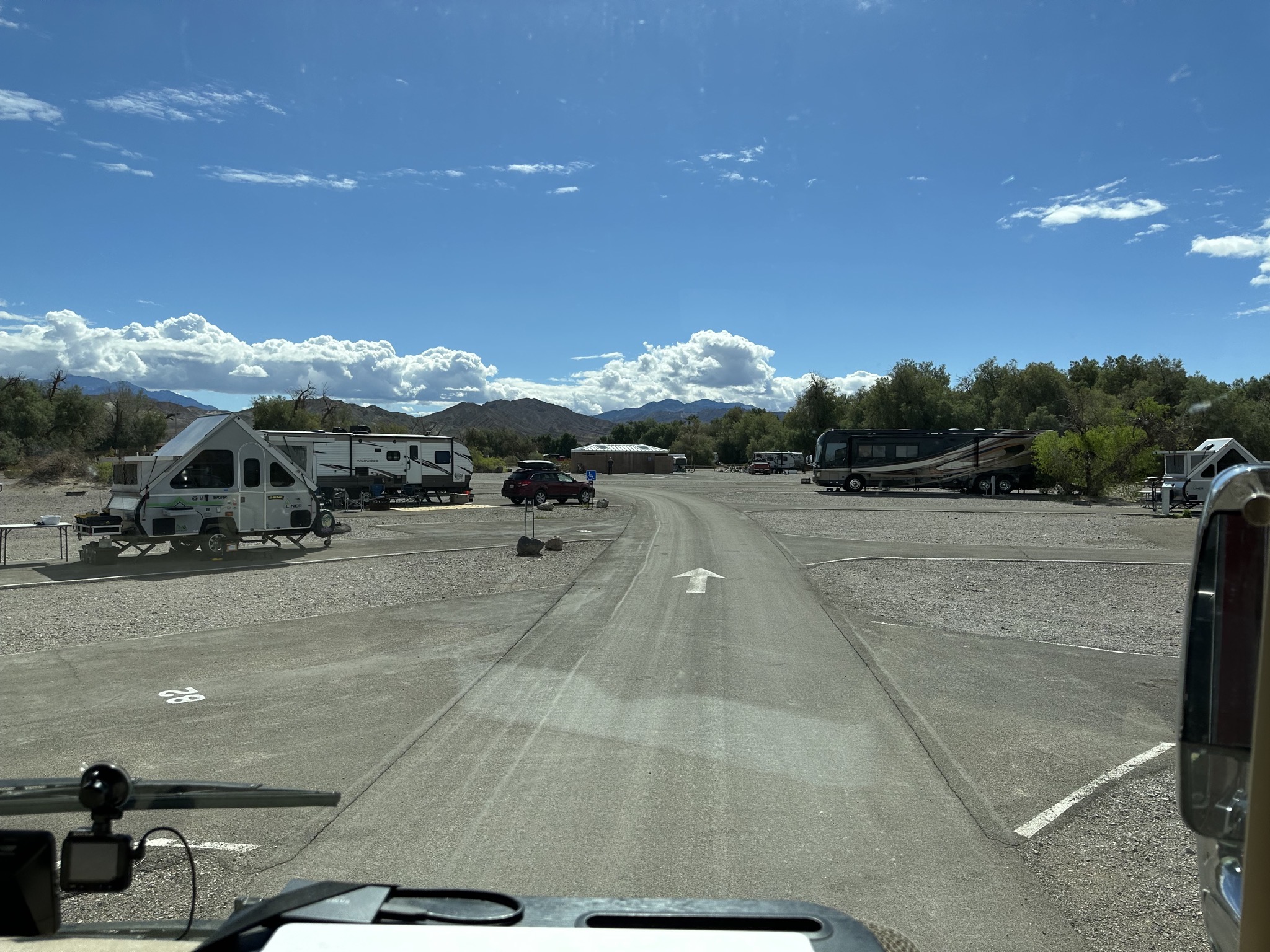 Leaving campground