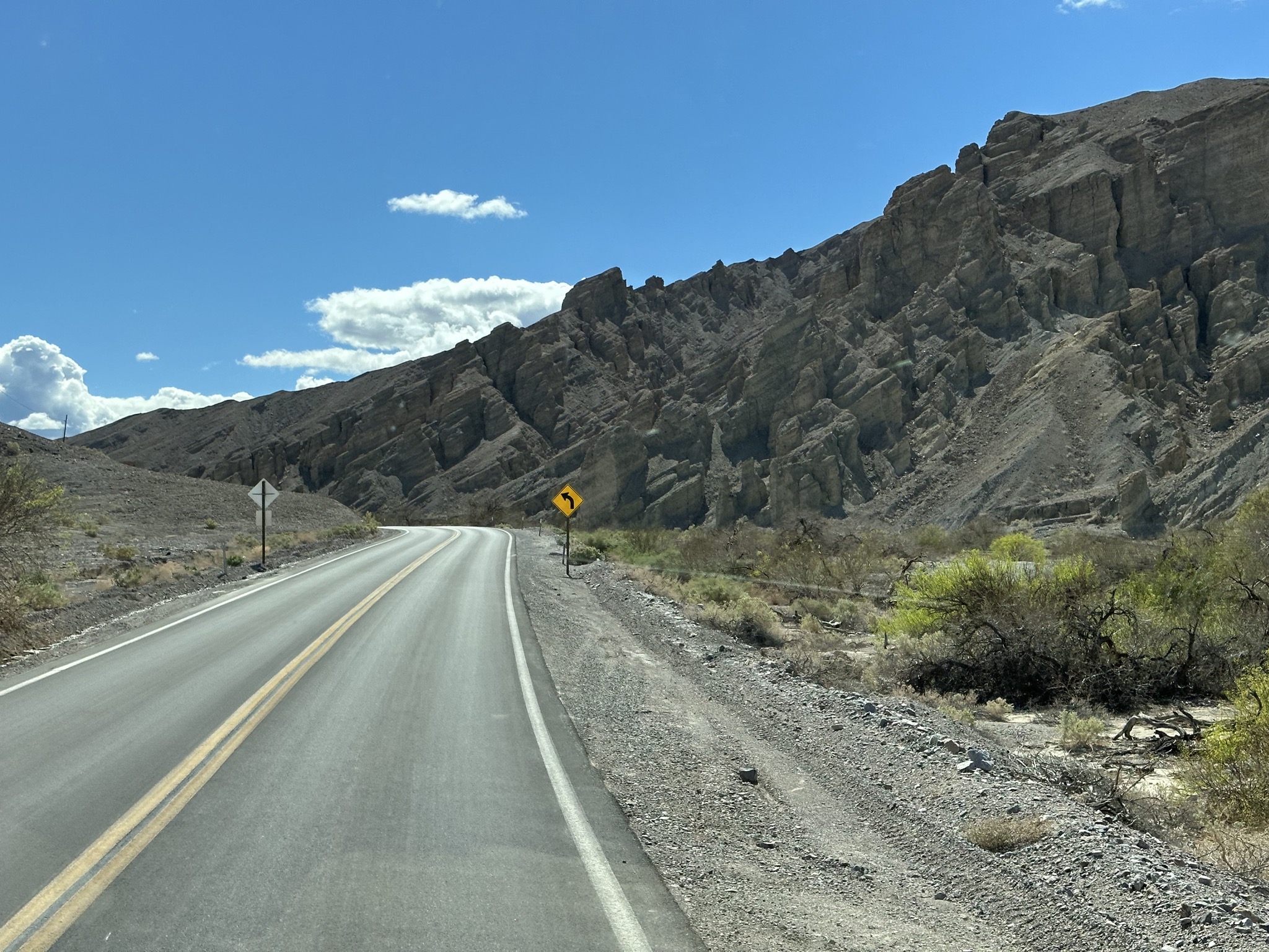 Leaving Death Valley