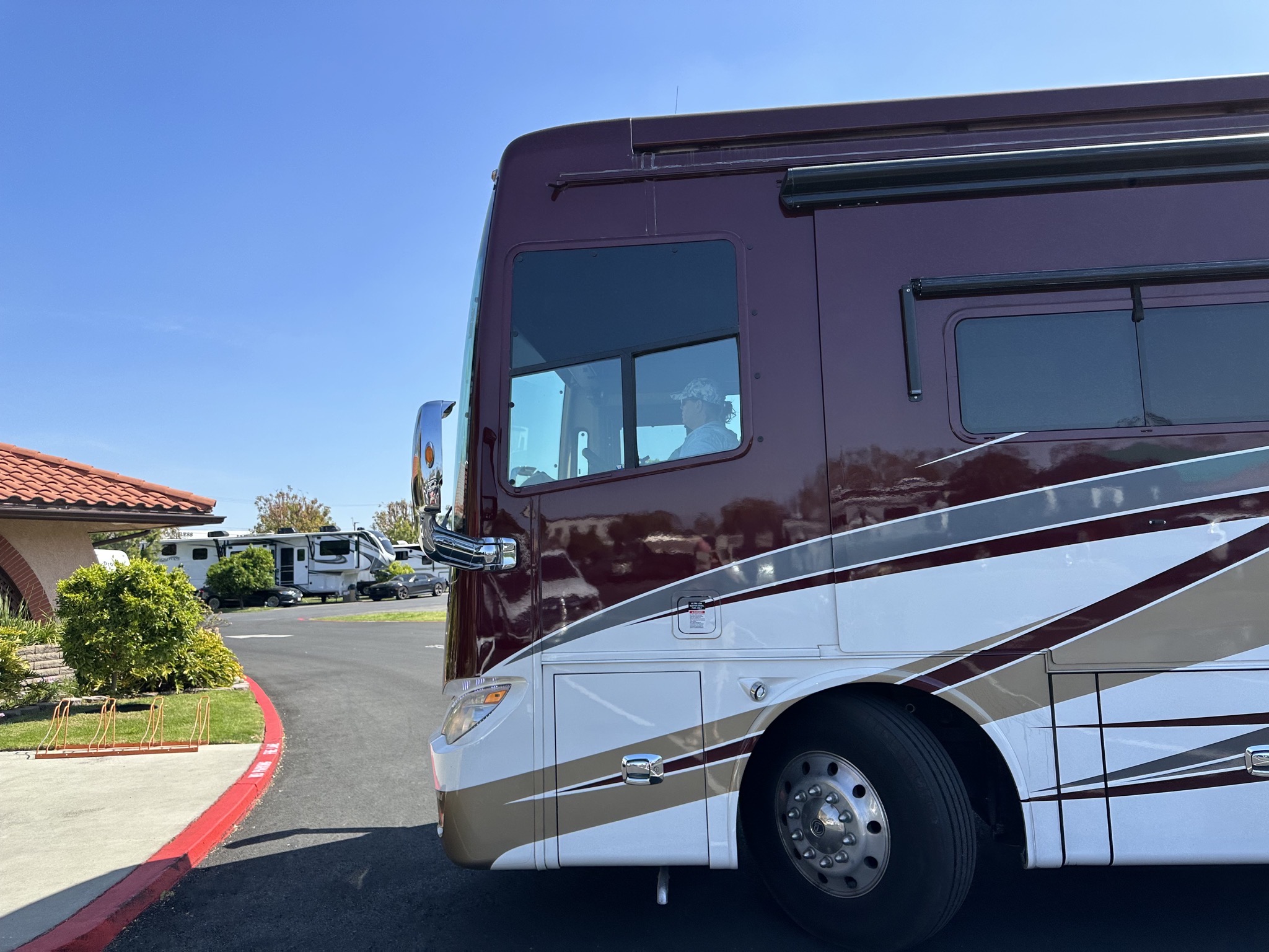 Leaving the RV park