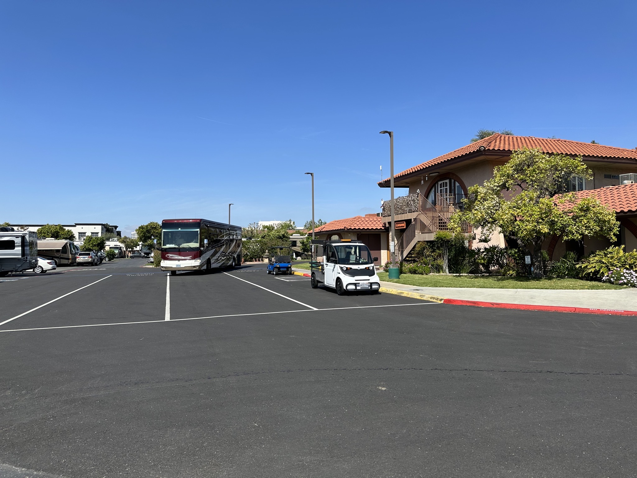 Leaving the RV park