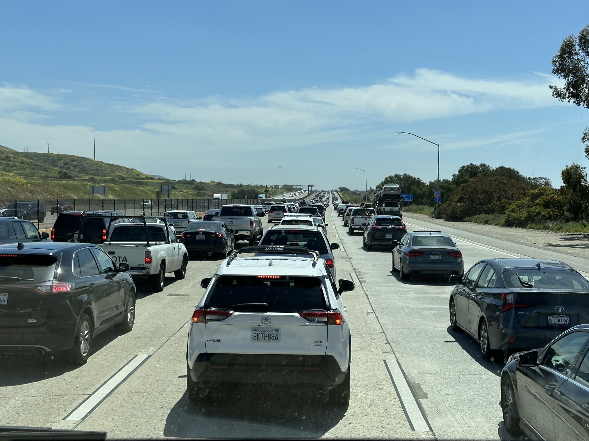 I-5 freeway traffic