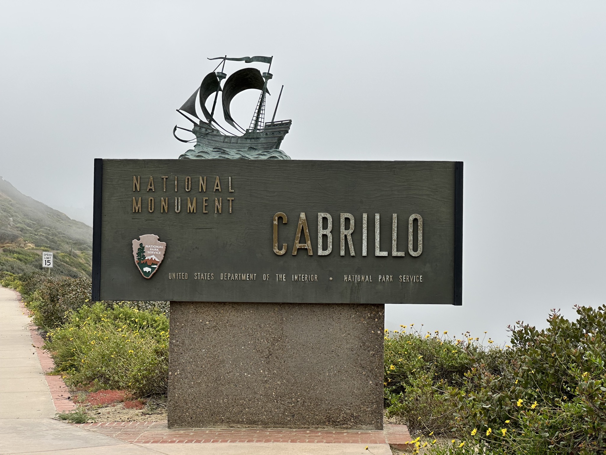 Entrance sign