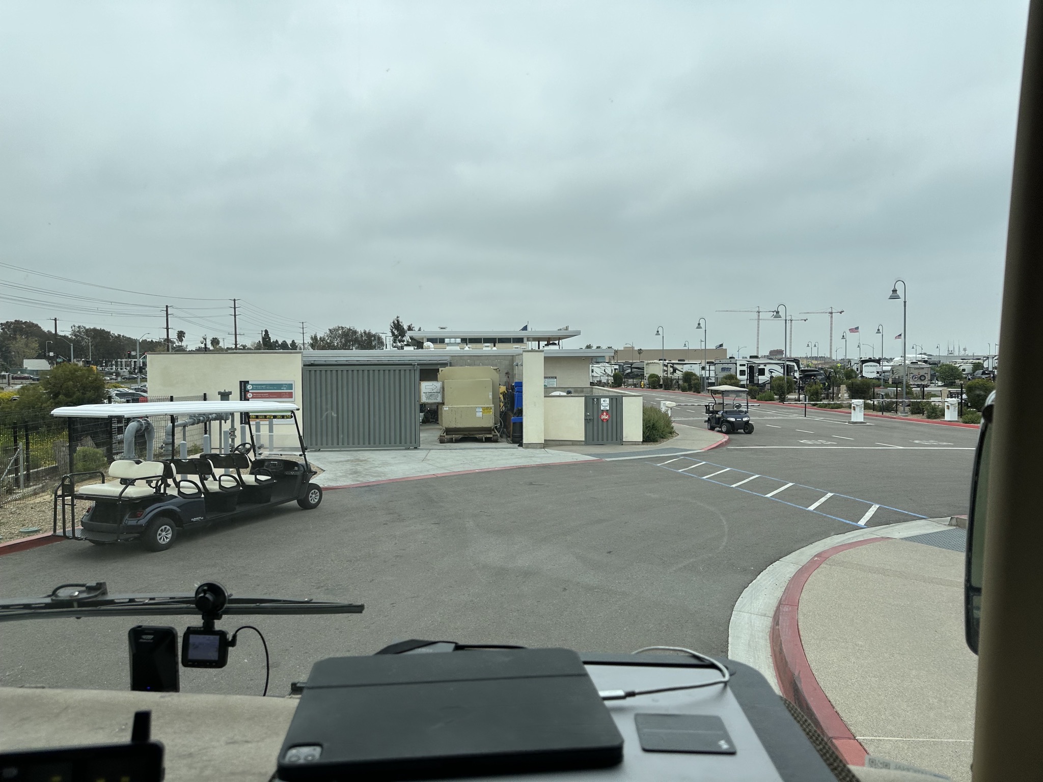 Leaving RV park