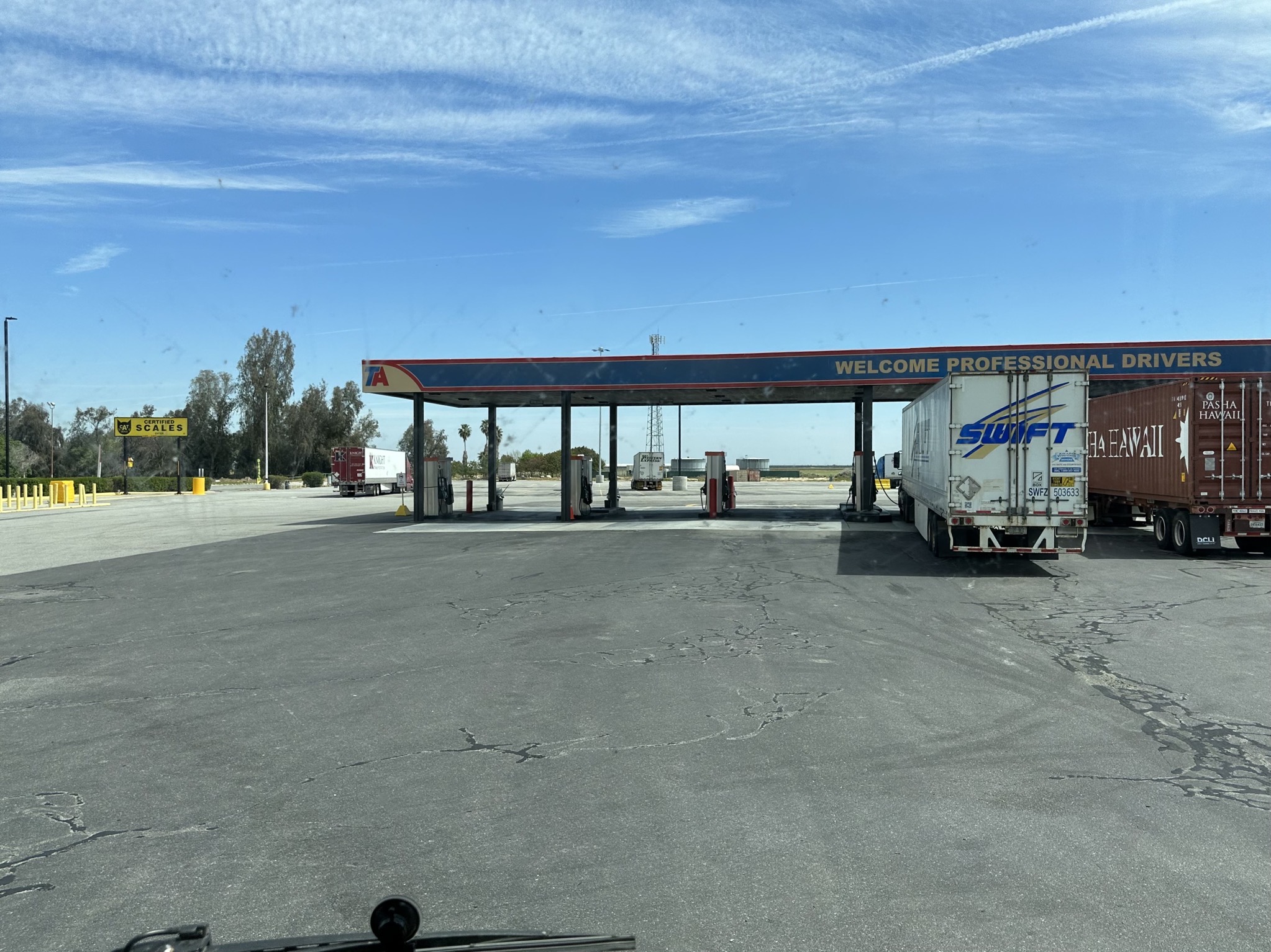 Fuel stop
