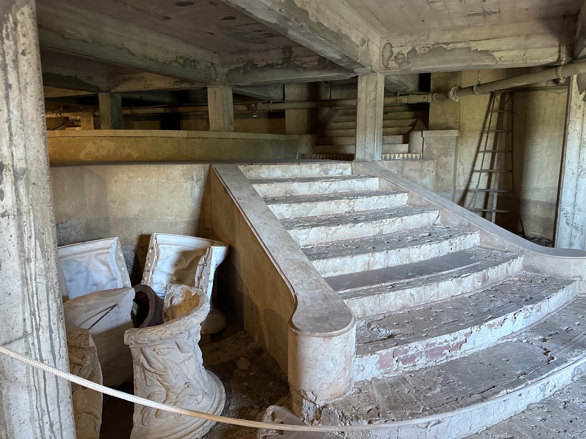 Hidden old steps