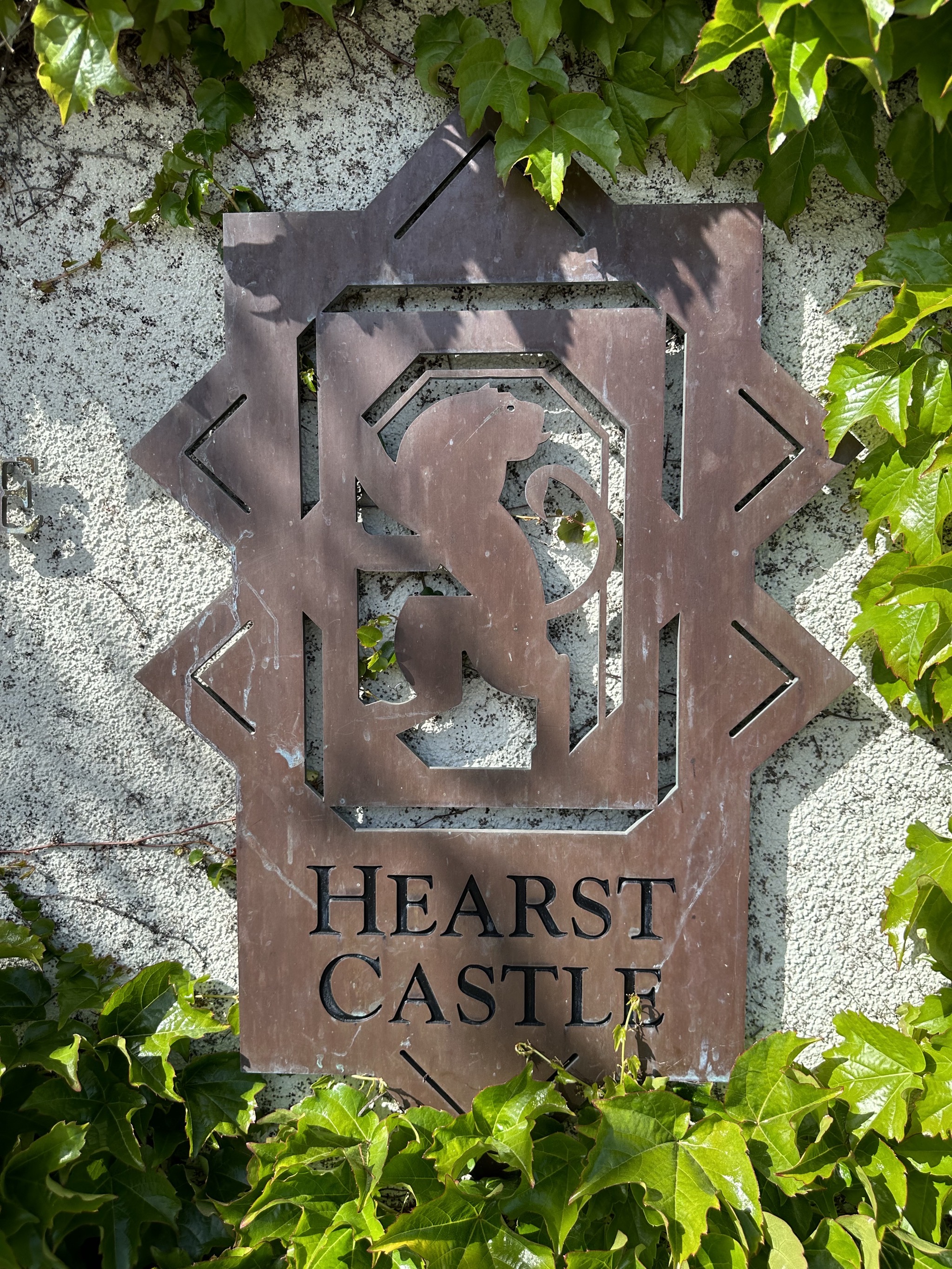 Hearst Castle sign