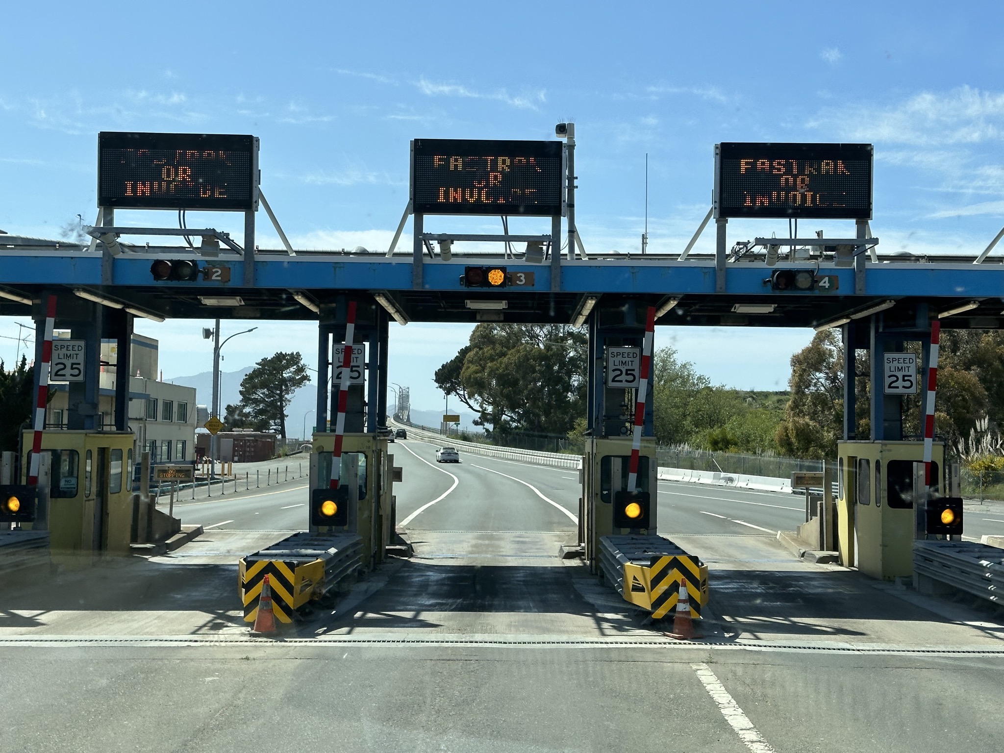 Toll booths