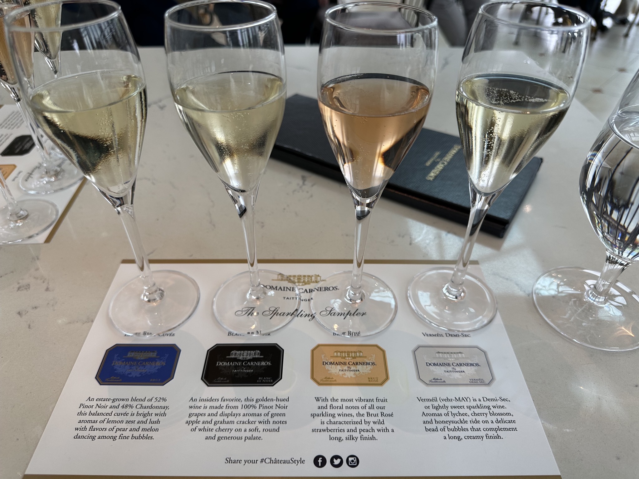 Sparkling tastings