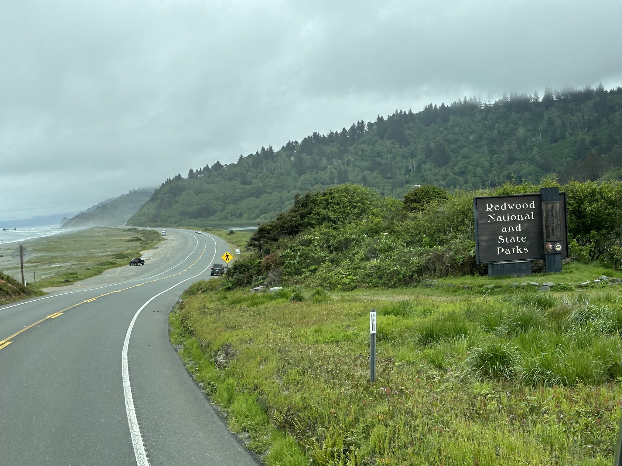 Entering Redwood National and State Parks