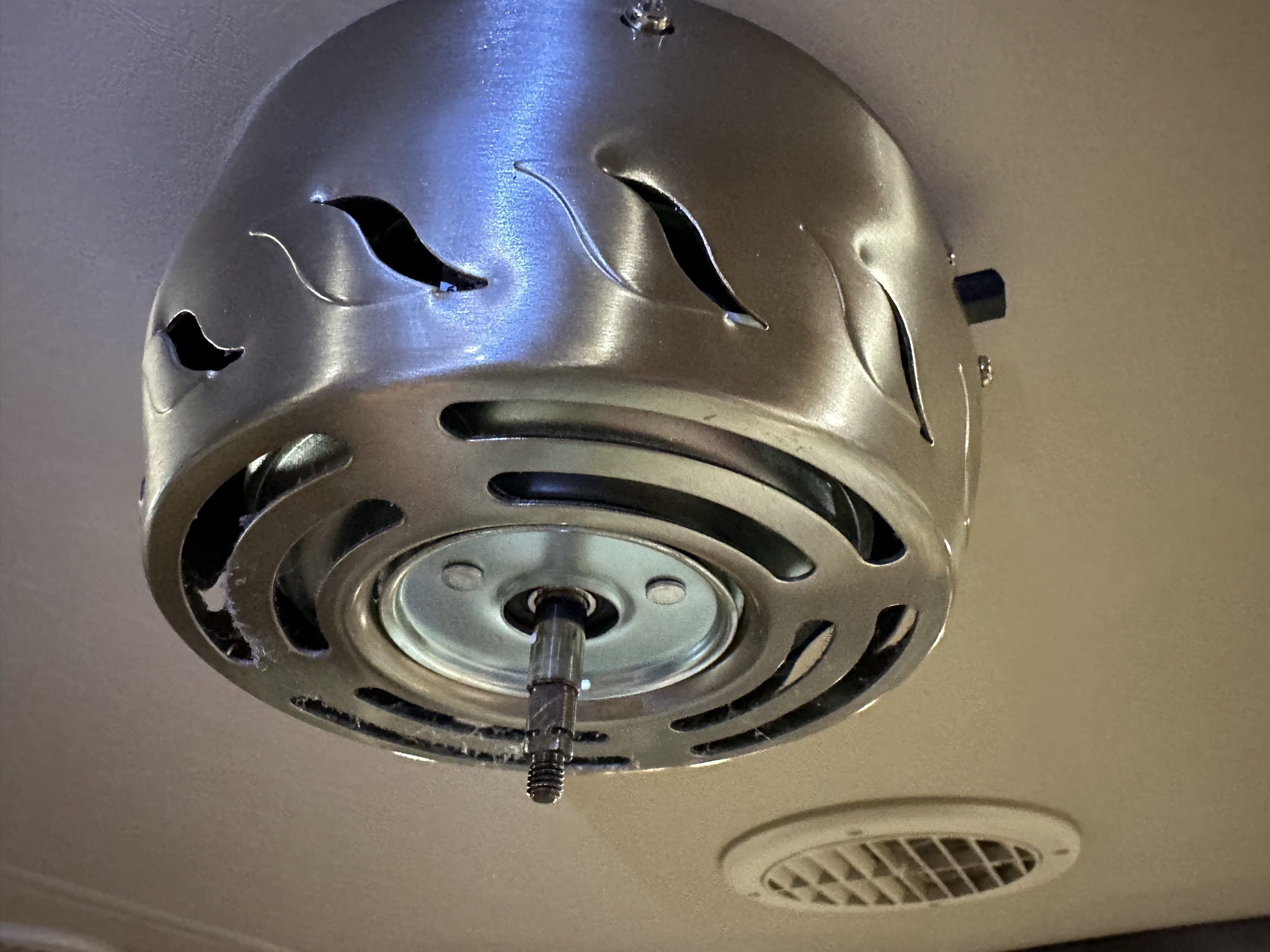 Cover reattached