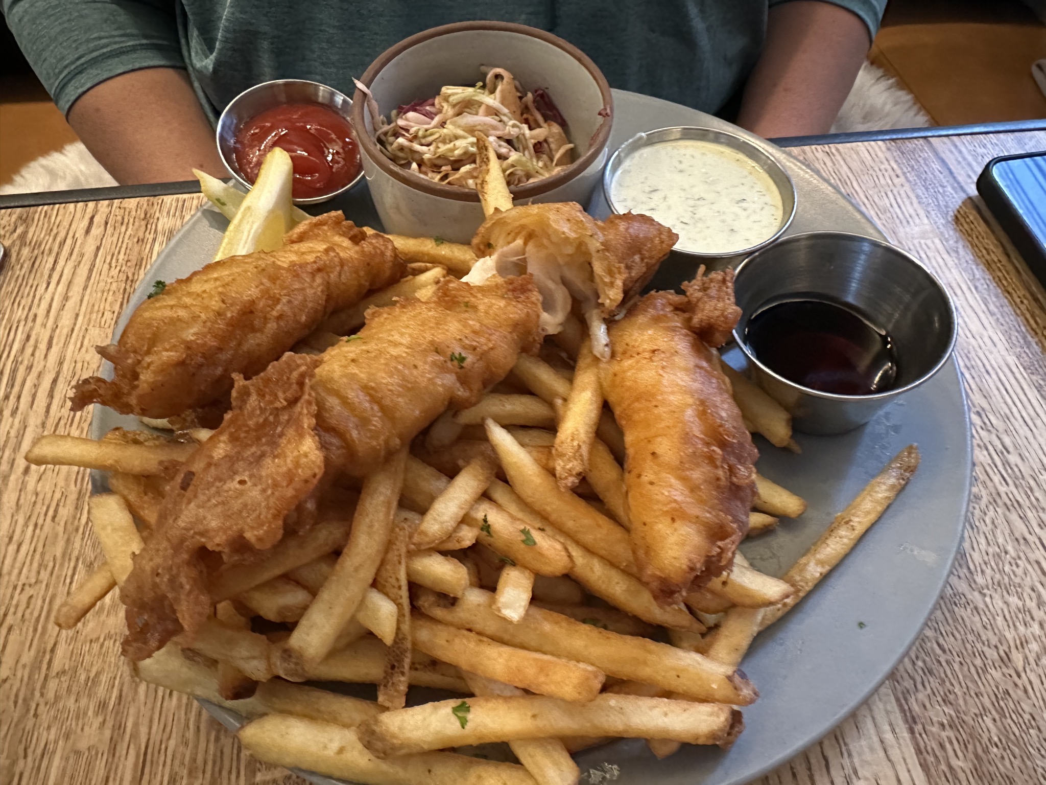 Jenn's fish and chips