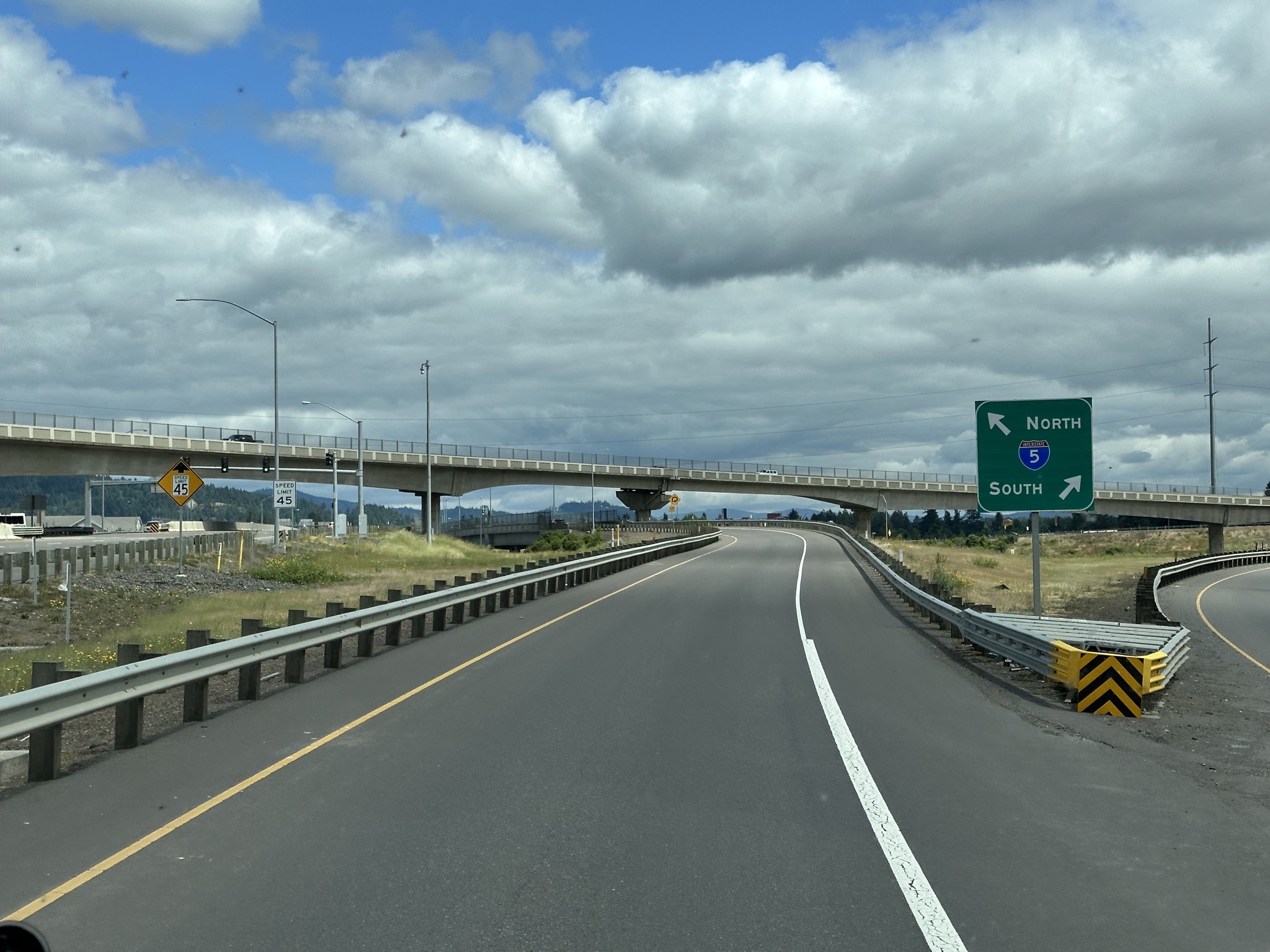 Joining I-5 North