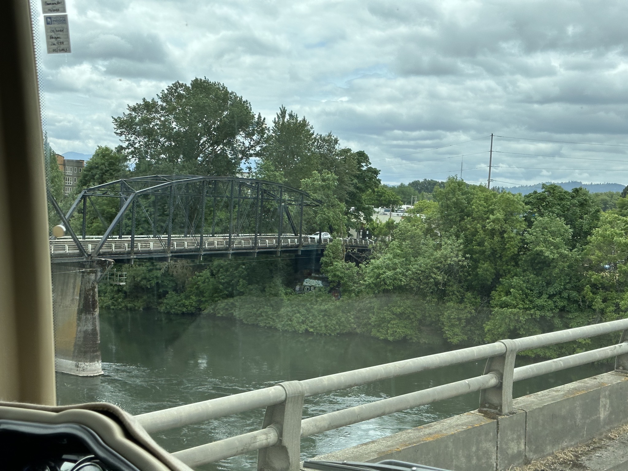 Corvallis bridge over Willamette River