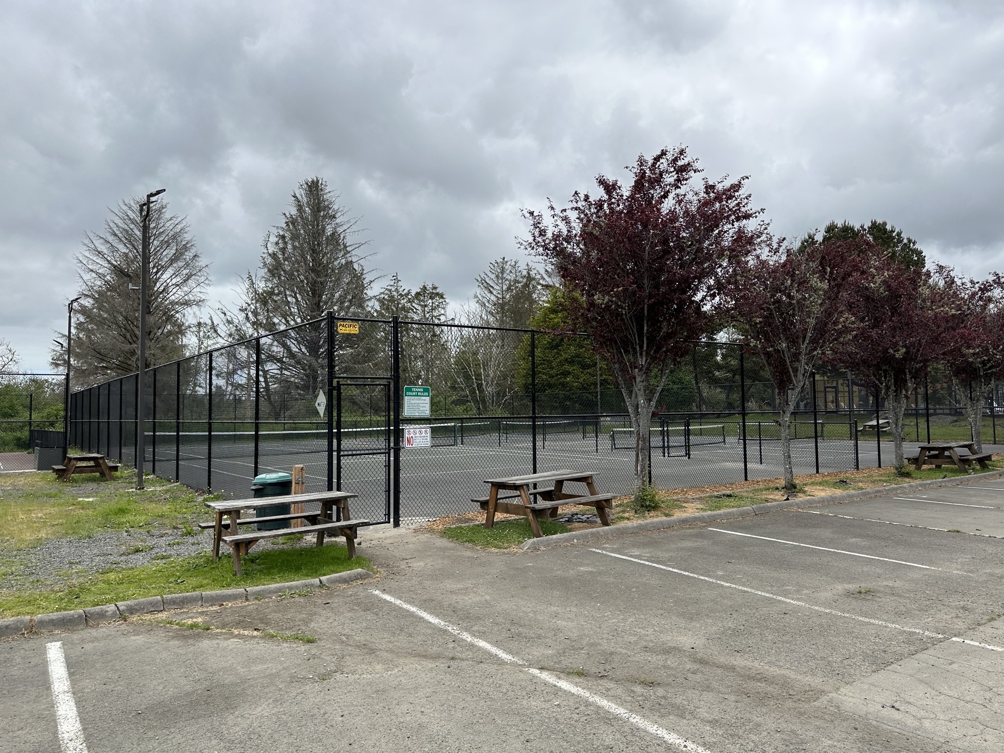 Tennis courts