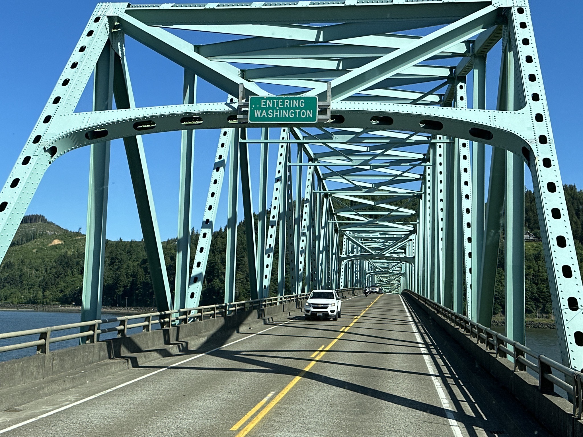 Entering Washington