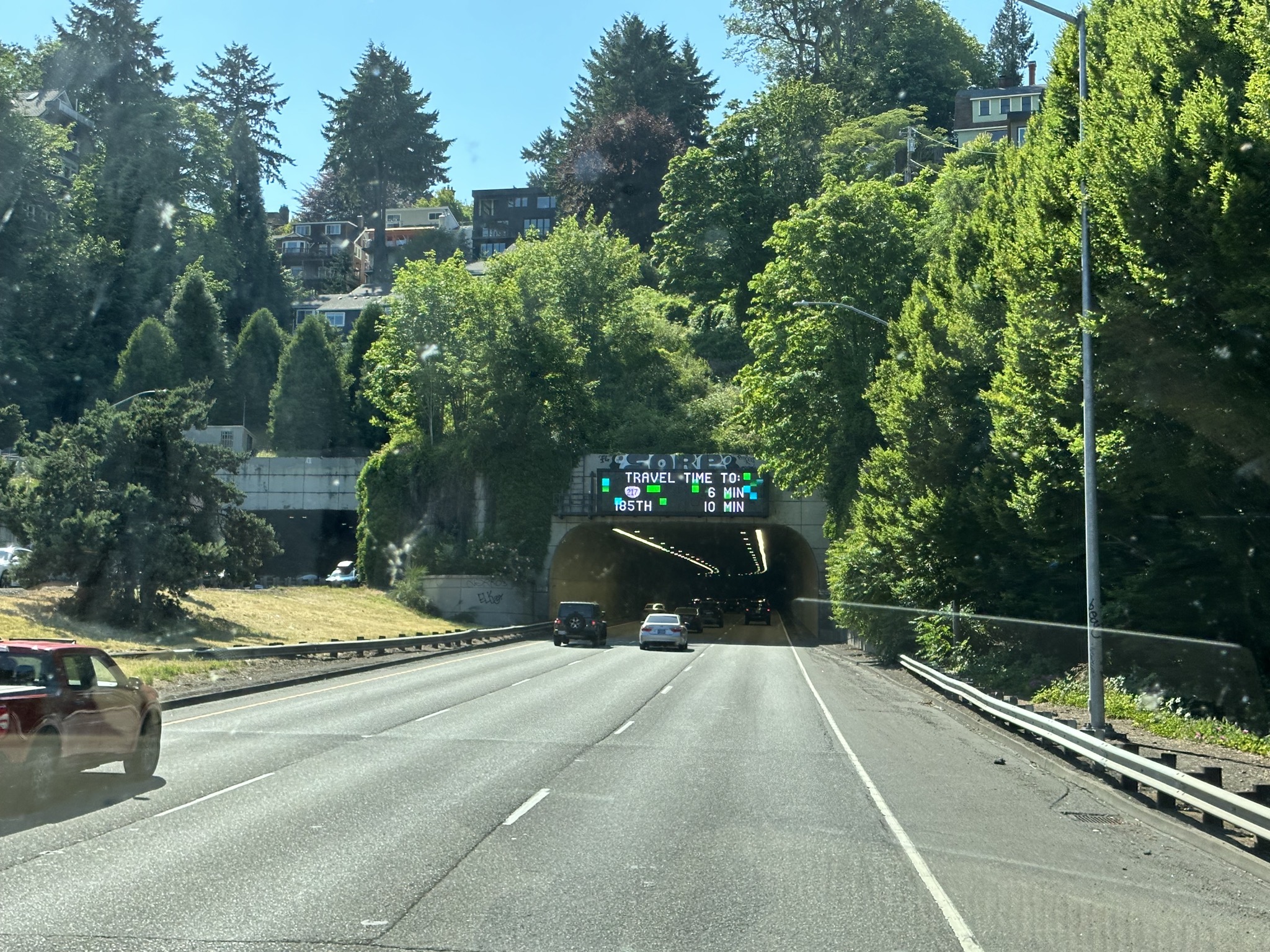 Freeway tunnel