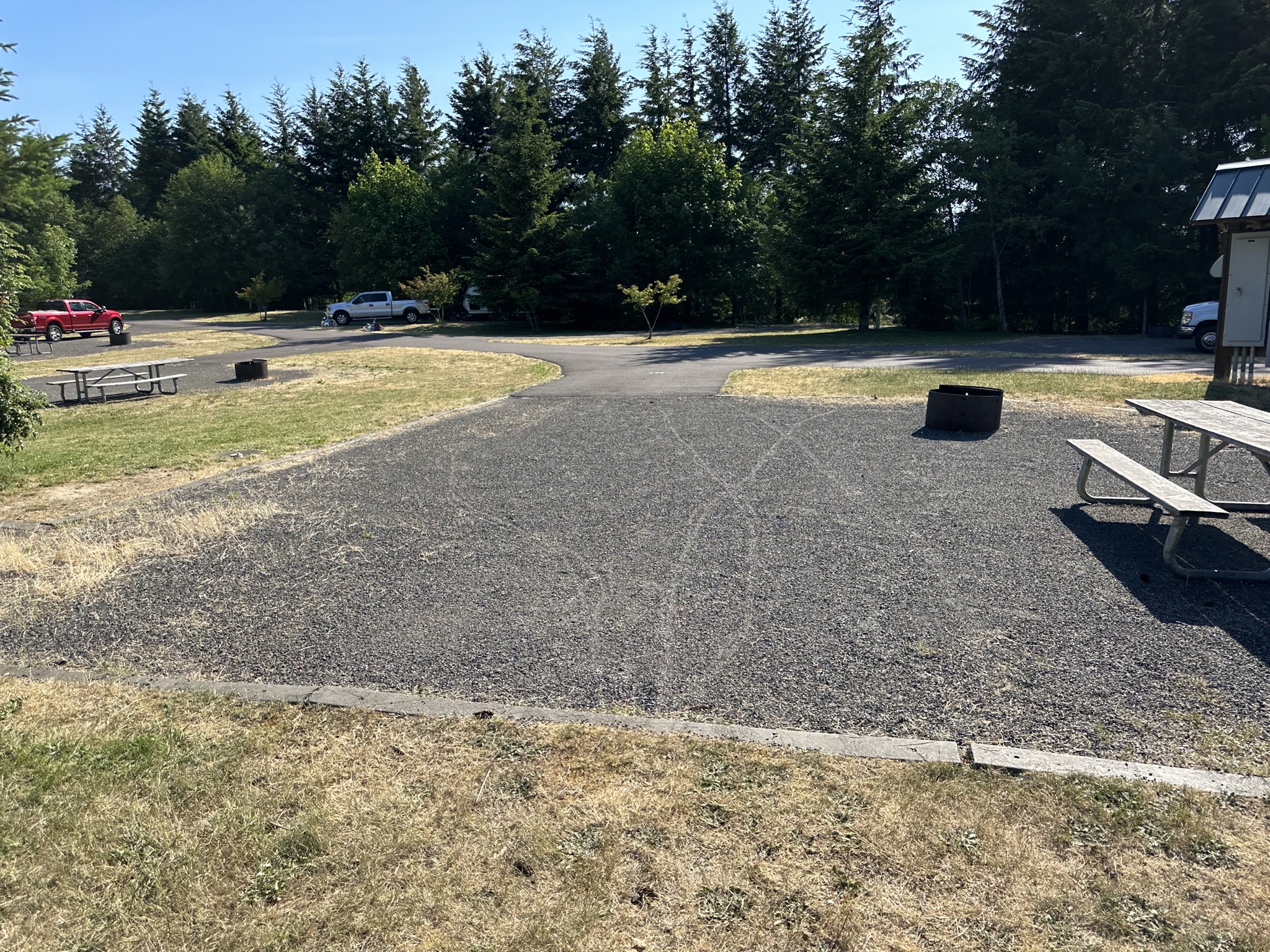 Our site before parking