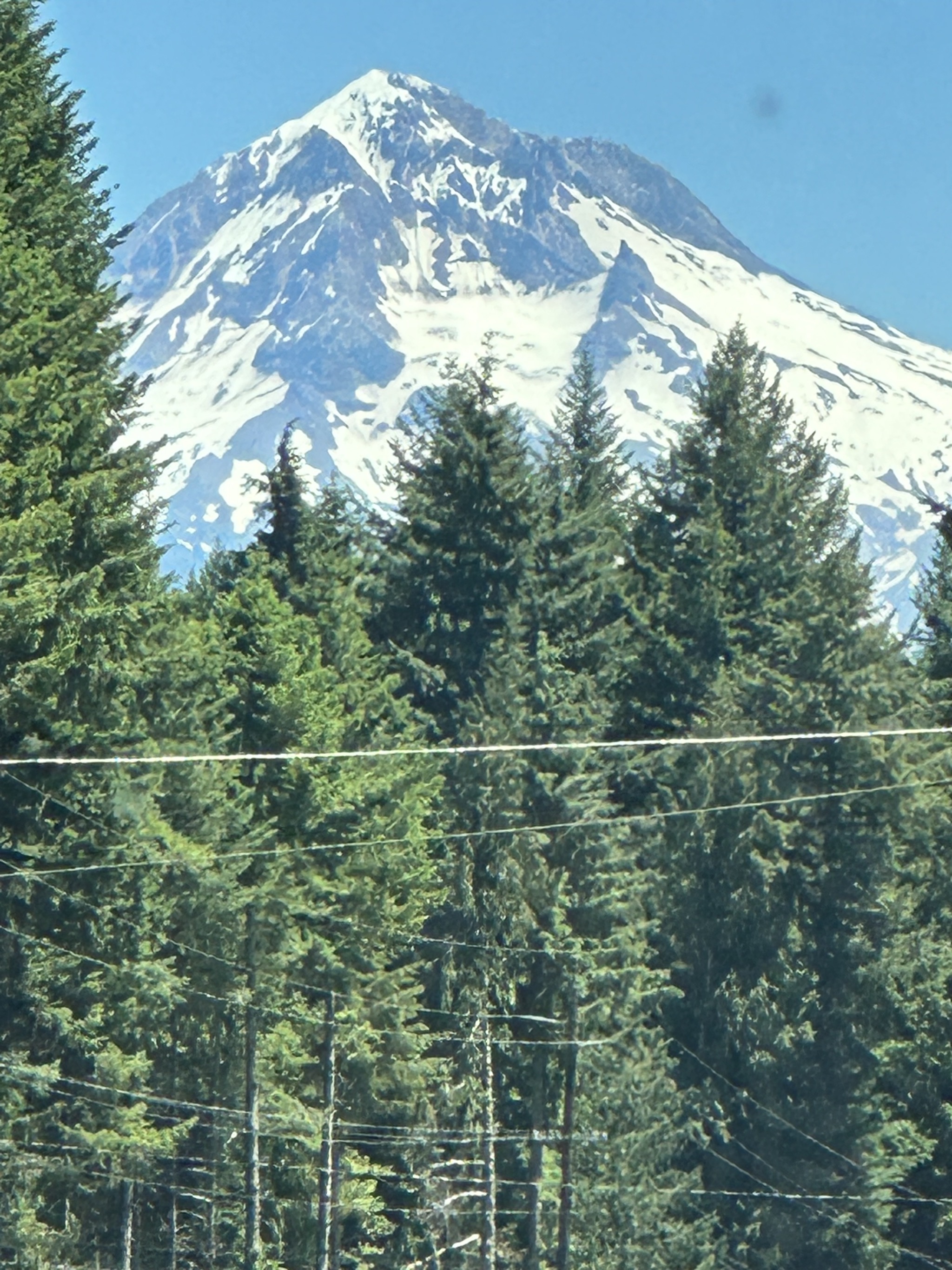 Glimpse of Mt Hood