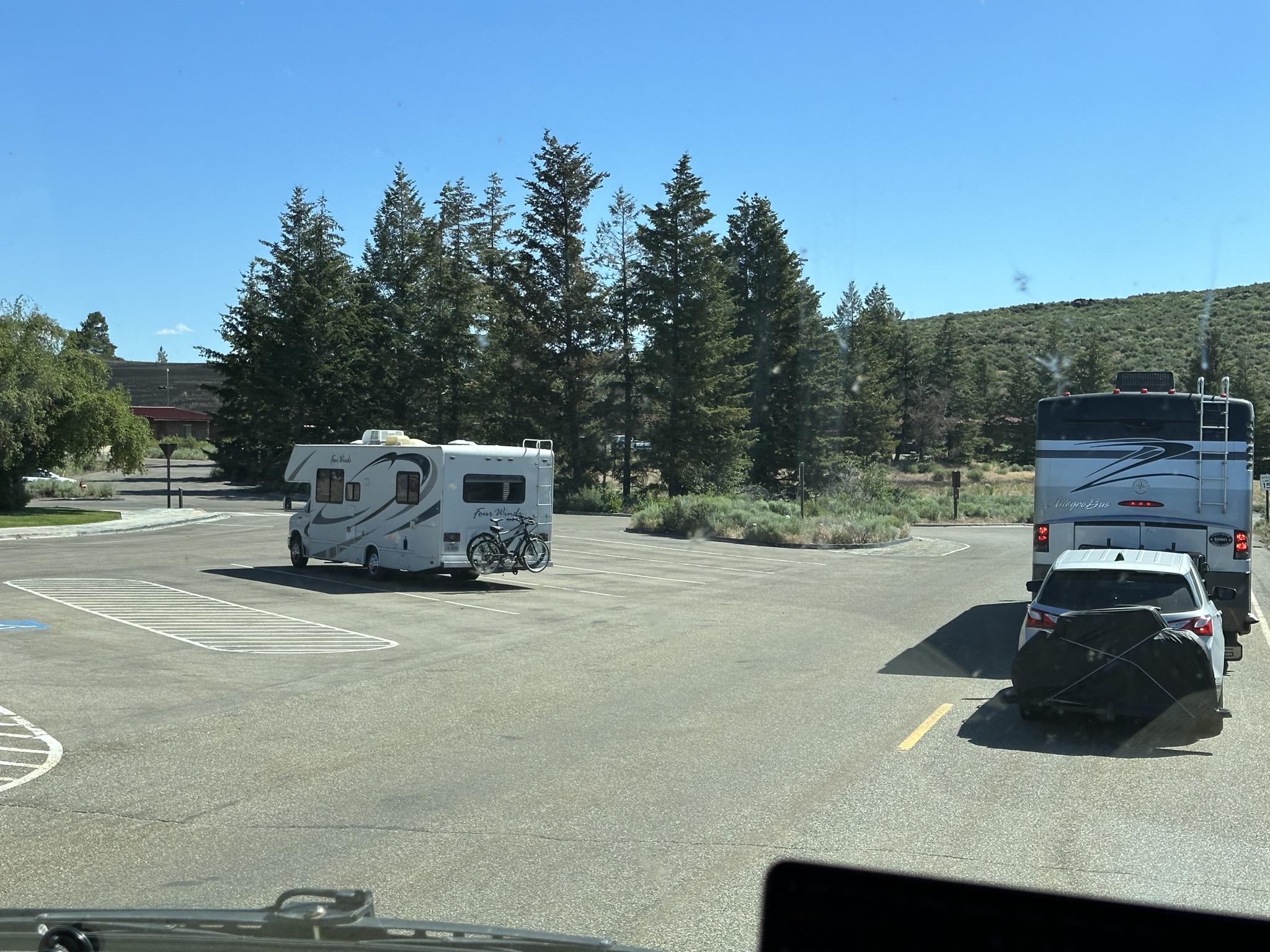 Craters of the Moon RV parking