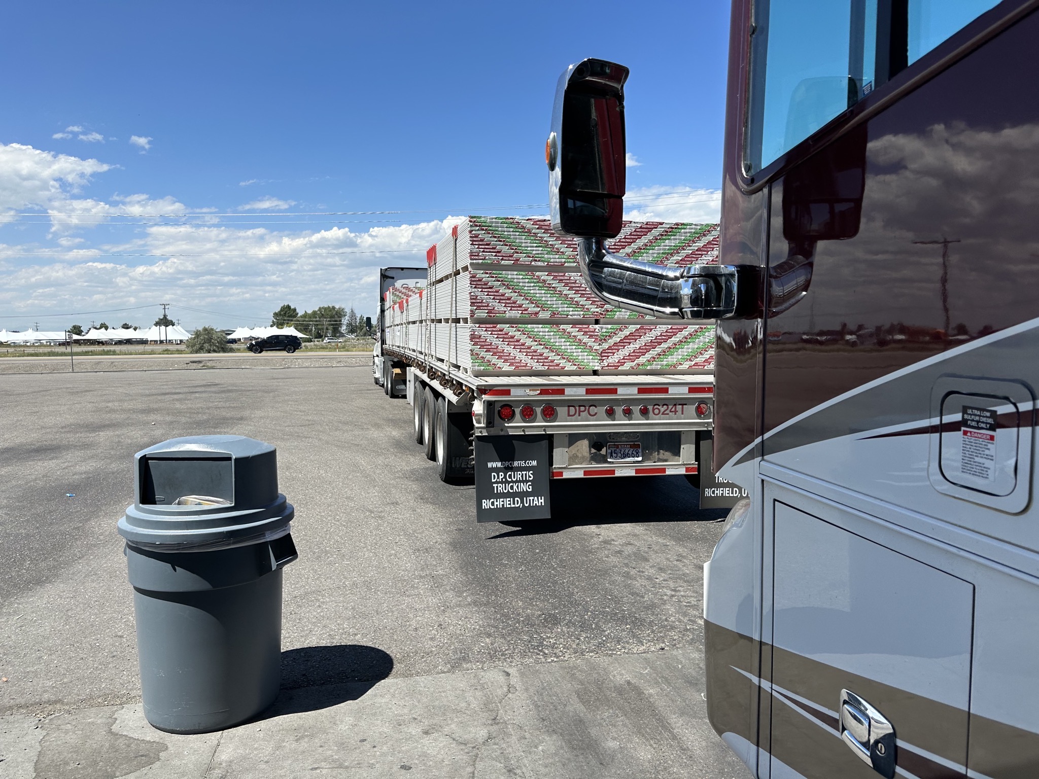 Inconsiderate truck