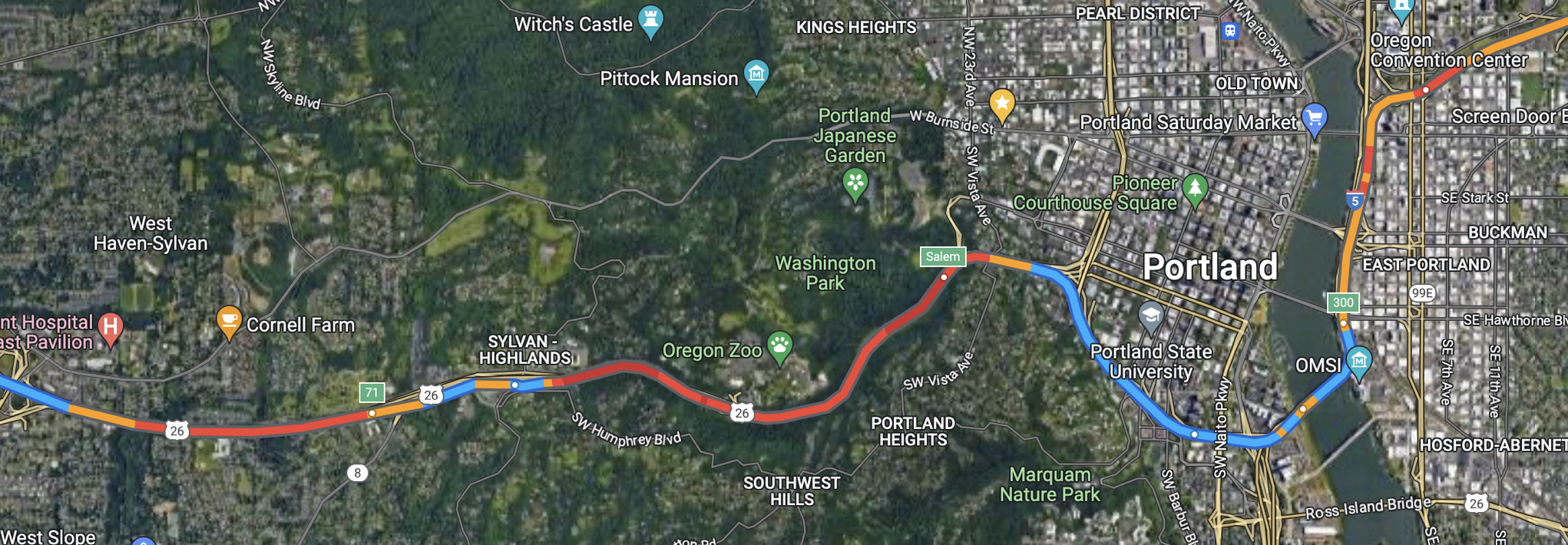 Traffic map