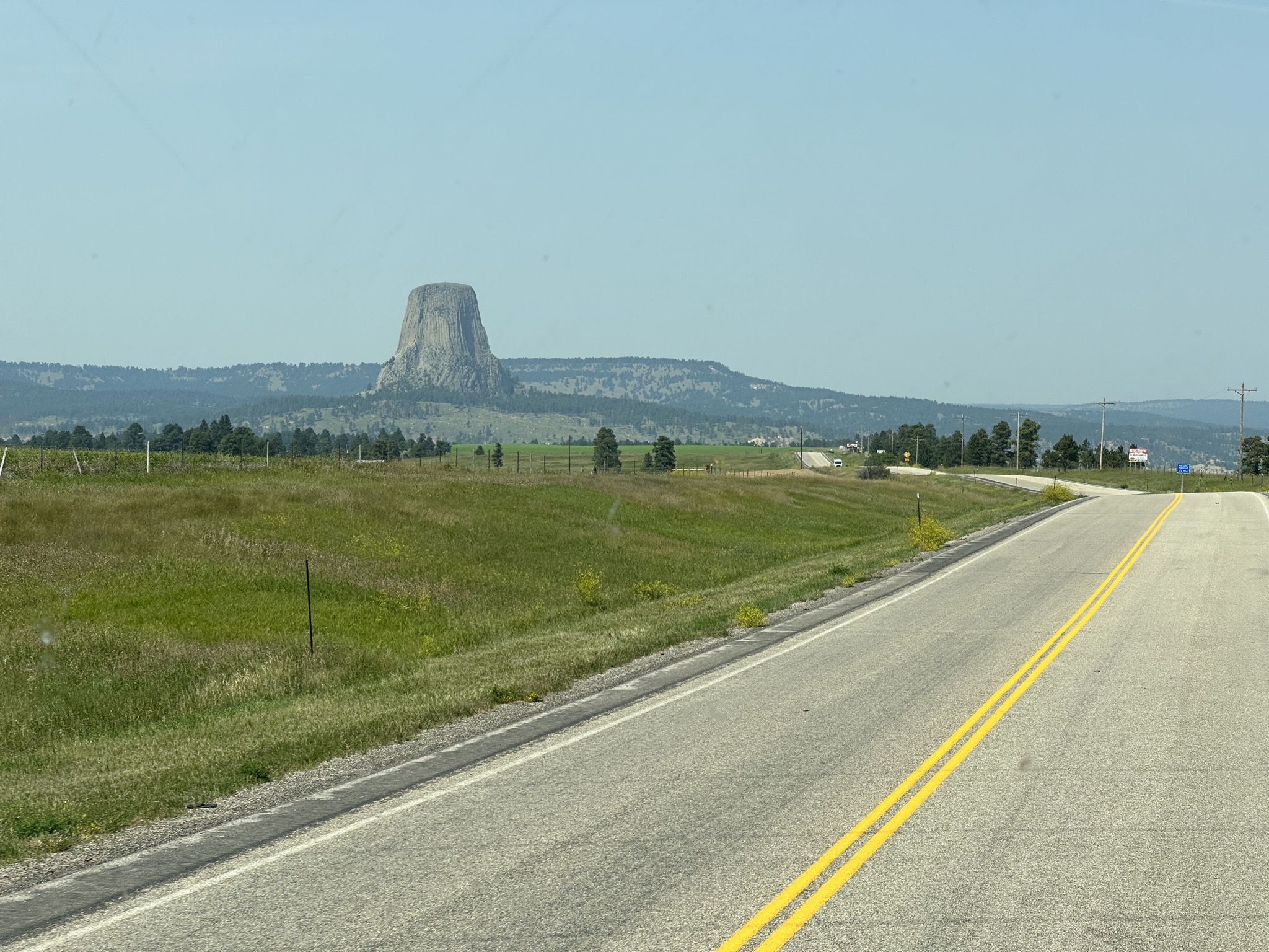 Approaching Devils Tower