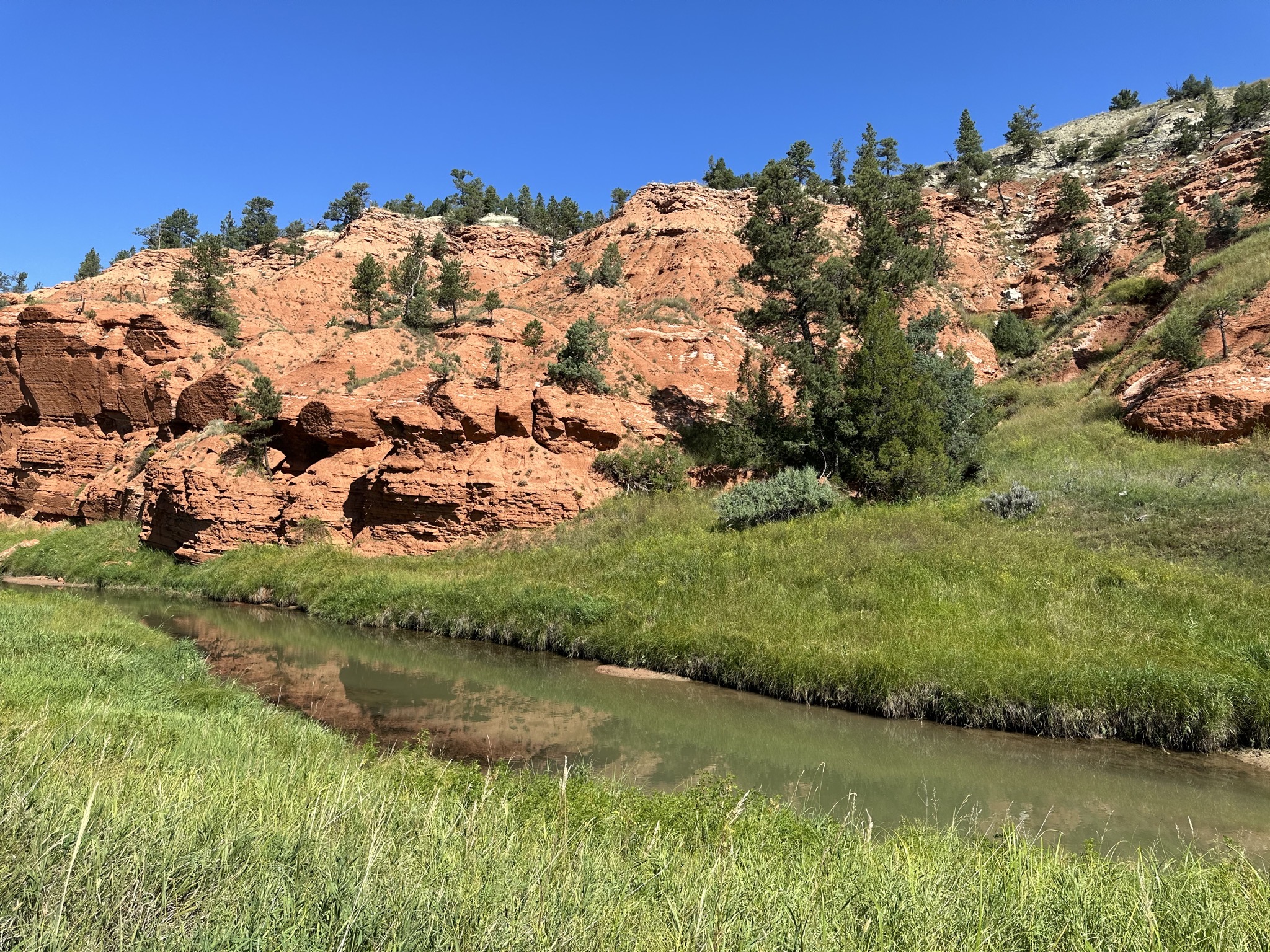 Interesting rocks and stream