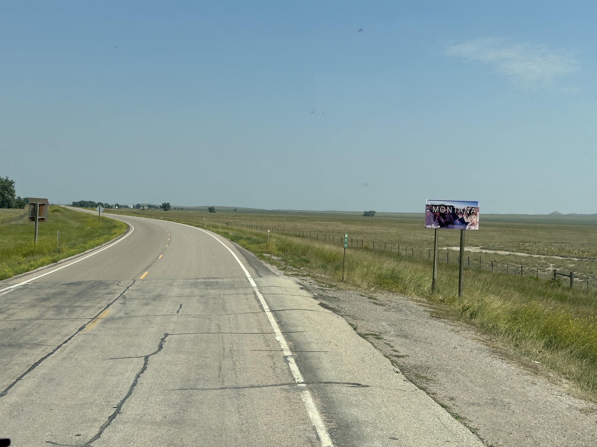 Entering Montana