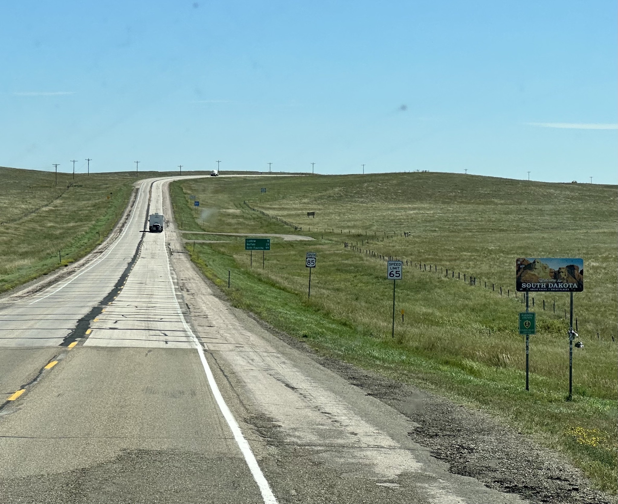 Entering South Dakota